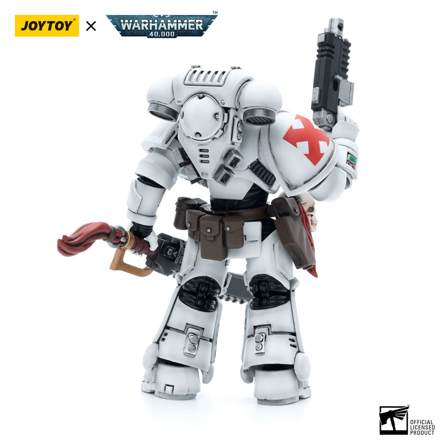 JOYTOY Warhammer 40K White Scars Assault lntercessor Brother Batjargal figure