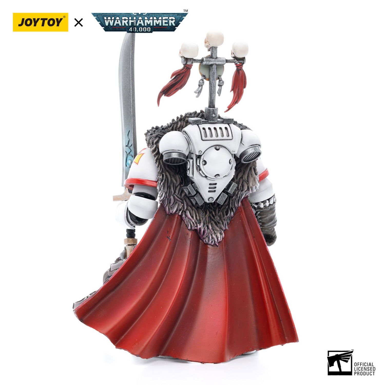 JOYTOY Warhammer 40K White Scars Captain Kor'sarro Khan figure