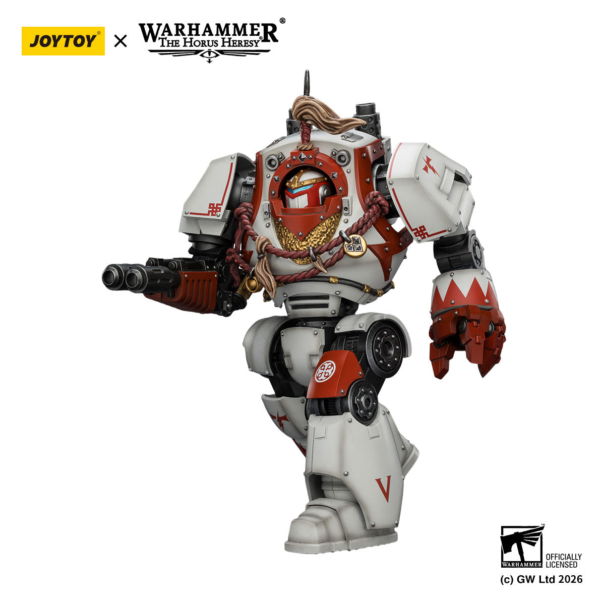 JOYTOY Horus Heresy White Scars Contemptor Dreadnought figure