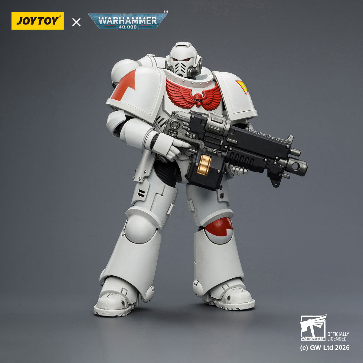 JOYTOY Warhammer 40K White Scars Intercessor figure