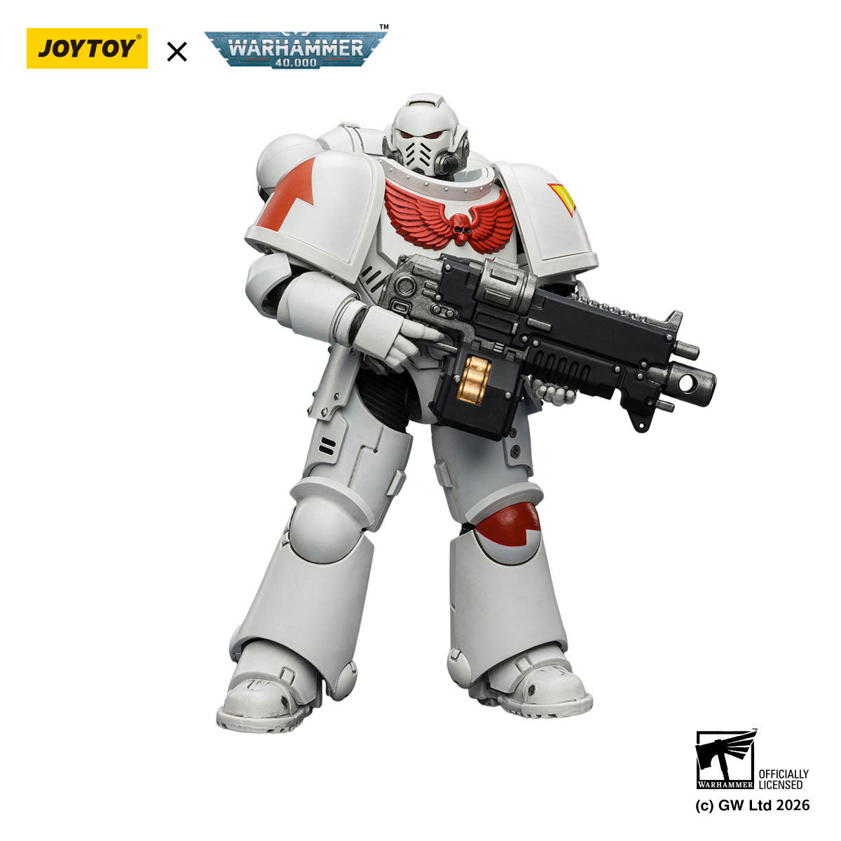 JOYTOY Warhammer 40K White Scars Intercessor figure