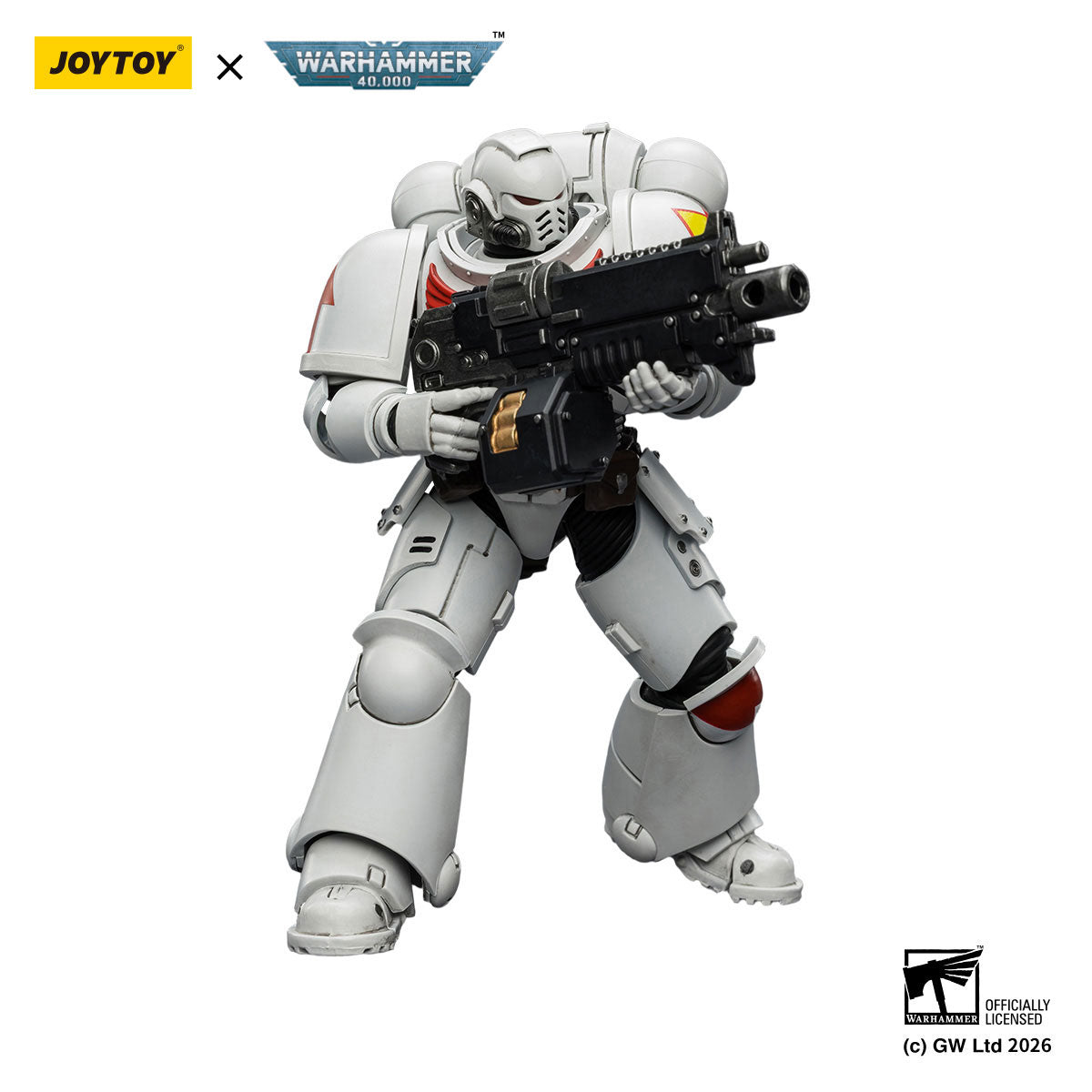 JOYTOY Warhammer 40K White Scars Intercessor figure