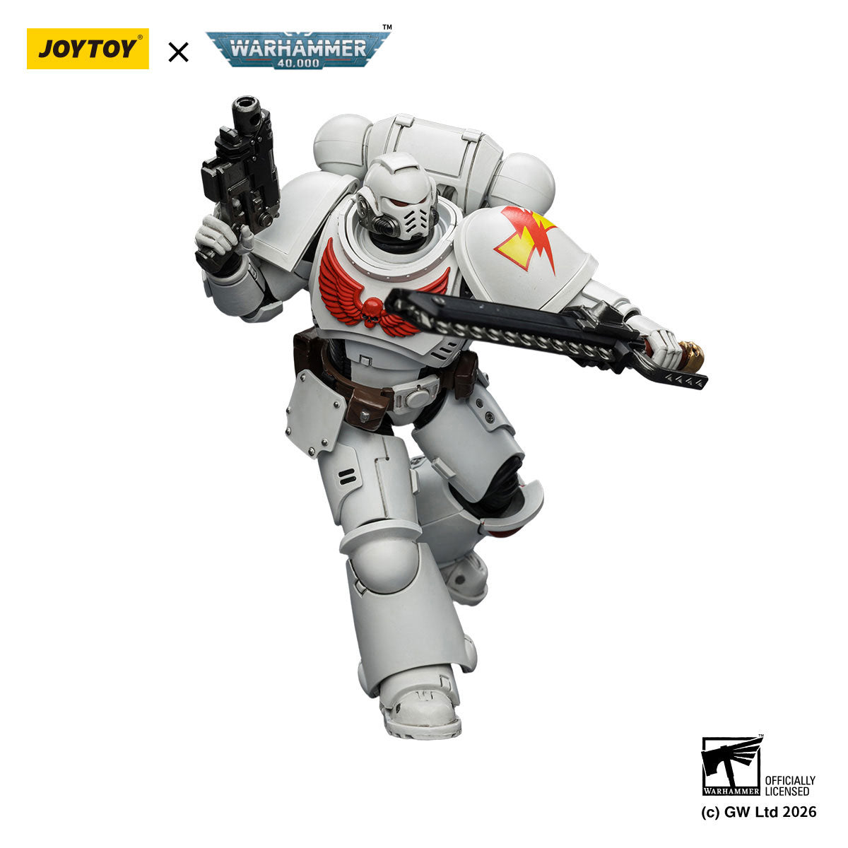 JOYTOY Warhammer 40K White Scars Intercessor figure