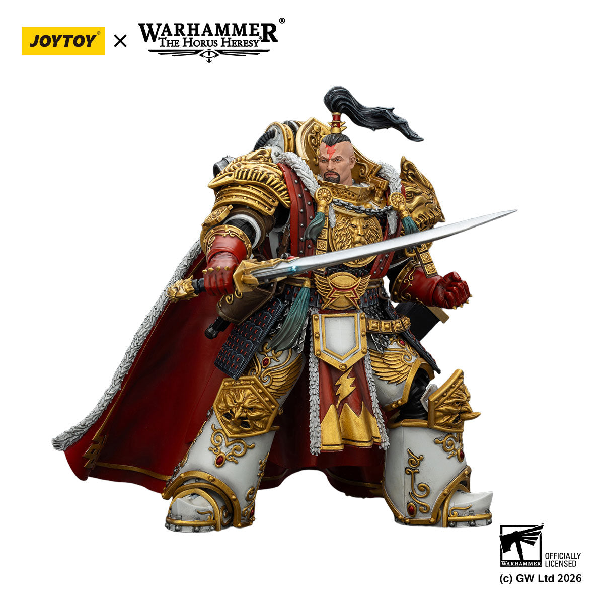 JOYTOY Horus Heresy White Scars Jaghatai Khan Primarch of the Vth Legion figure