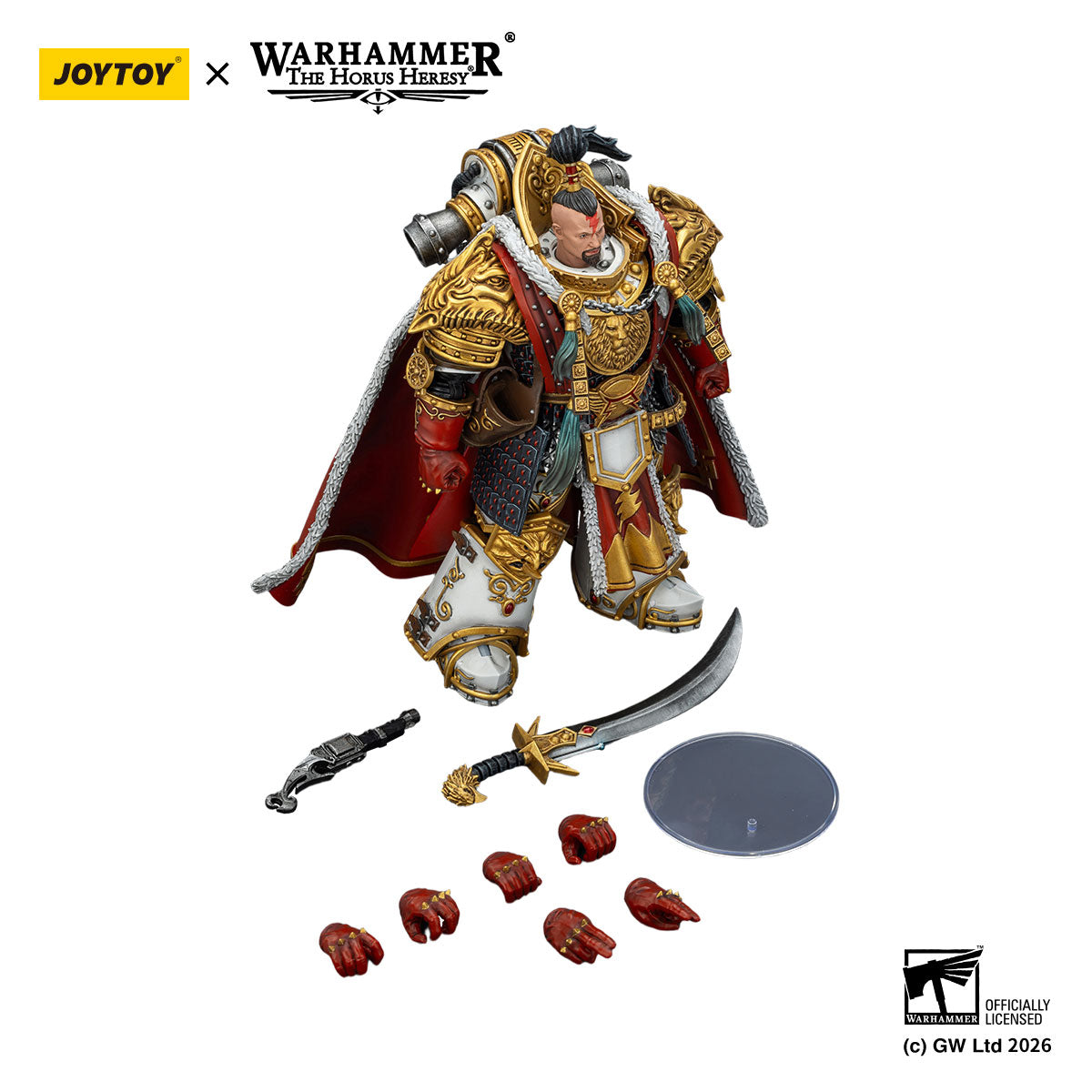 JOYTOY Horus Heresy White Scars Jaghatai Khan Primarch of the Vth Legion figure