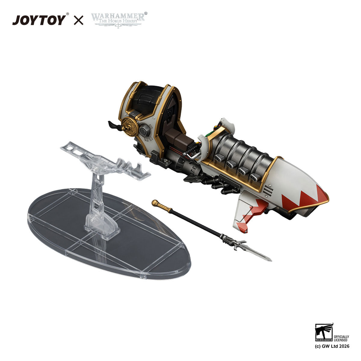JOYTOY Horus Heresy White Scars Legion Shamshir Jetbike figure