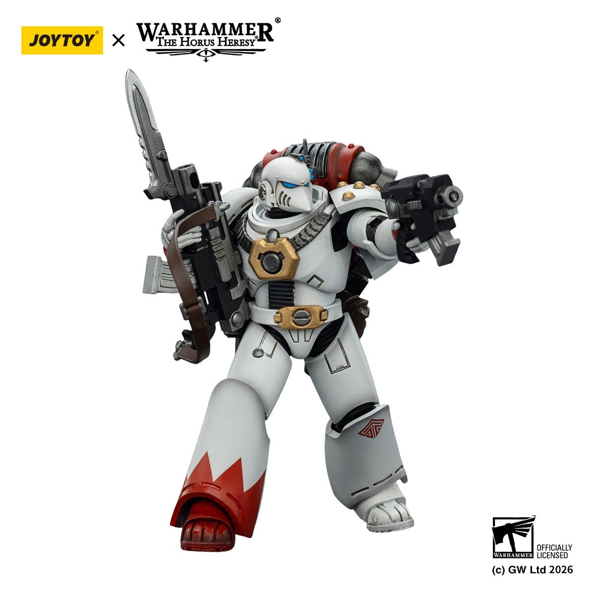 JOYTOY Horus Heresy White Scars MKVI Tactical Legionary figure