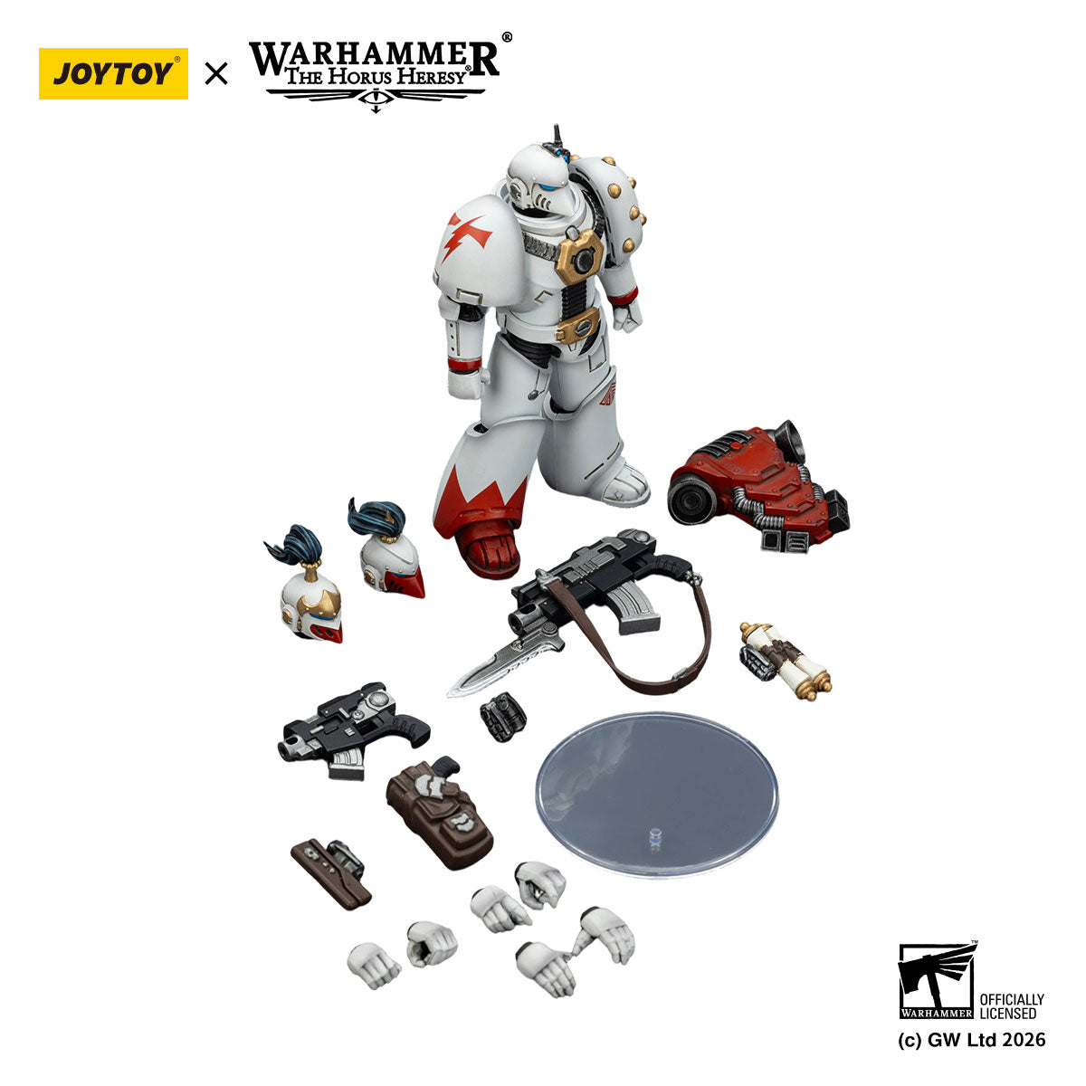 JOYTOY Horus Heresy White Scars MKVI Tactical Legionary figure