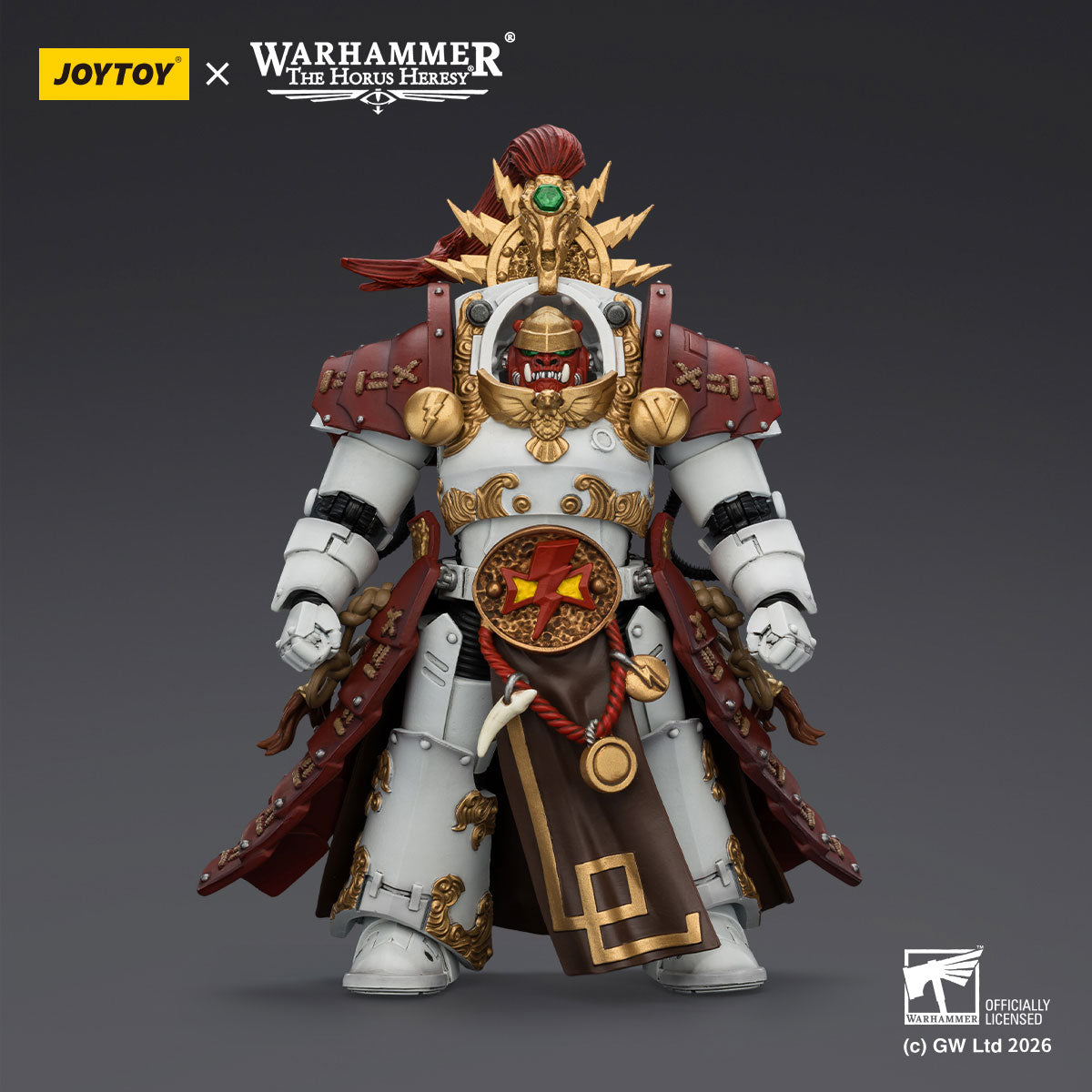 JOYTOY Horus Heresy White Scars Qin Xa-Master of the Keshig figure