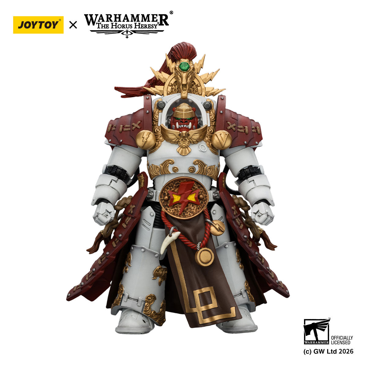 JOYTOY Horus Heresy White Scars Qin Xa-Master of the Keshig figure