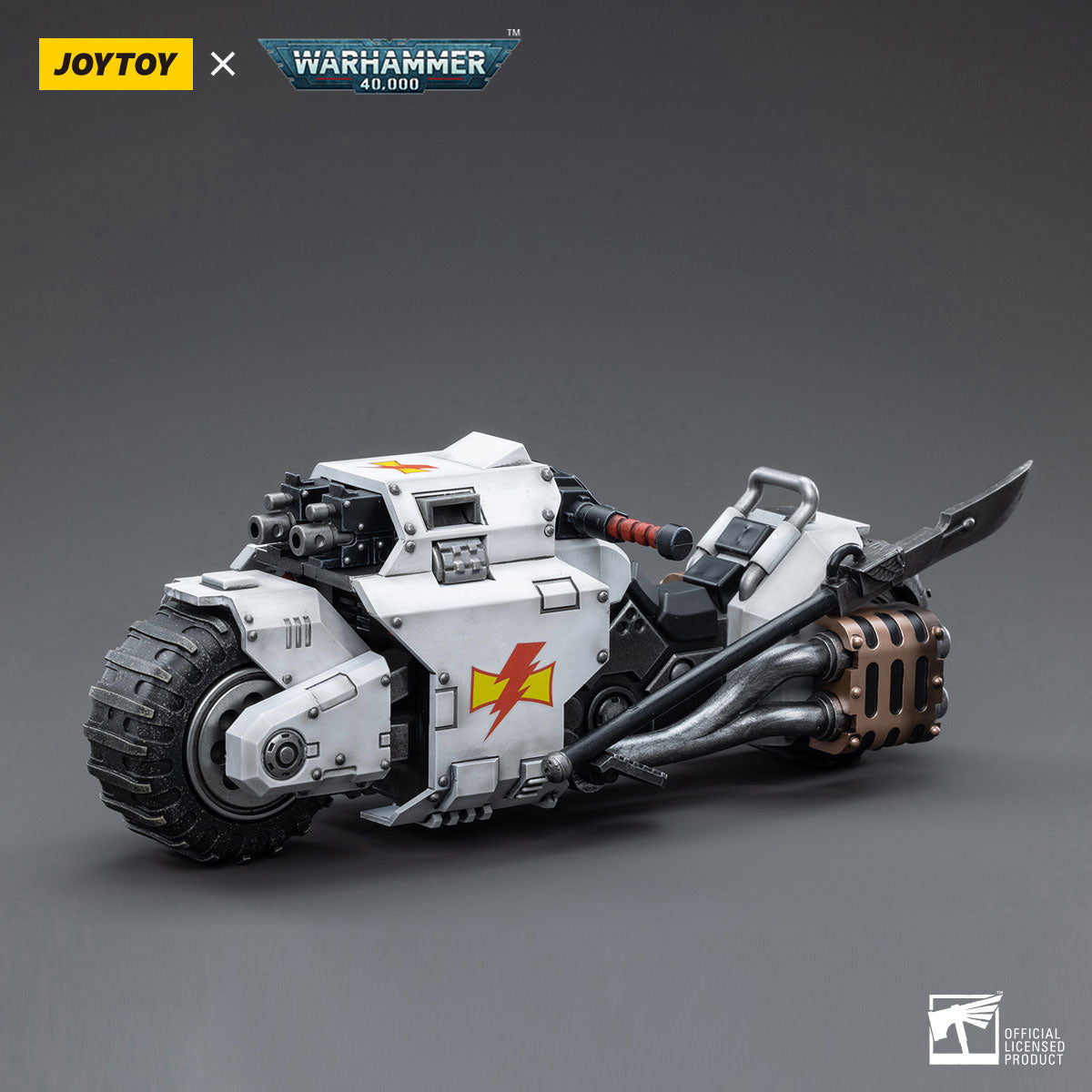 JOYTOY Warhammer 40K White Scars Raider-pattern Combat Bike figure