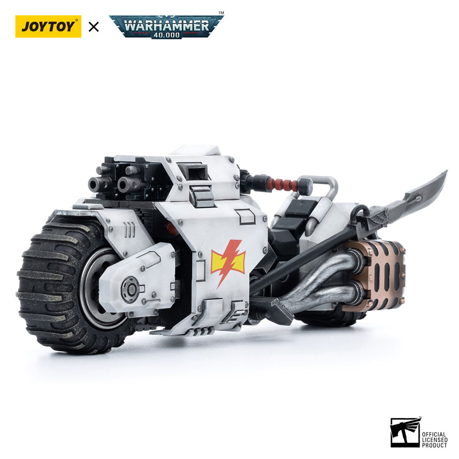 JOYTOY Warhammer 40K White Scars Raider-pattern Combat Bike figure