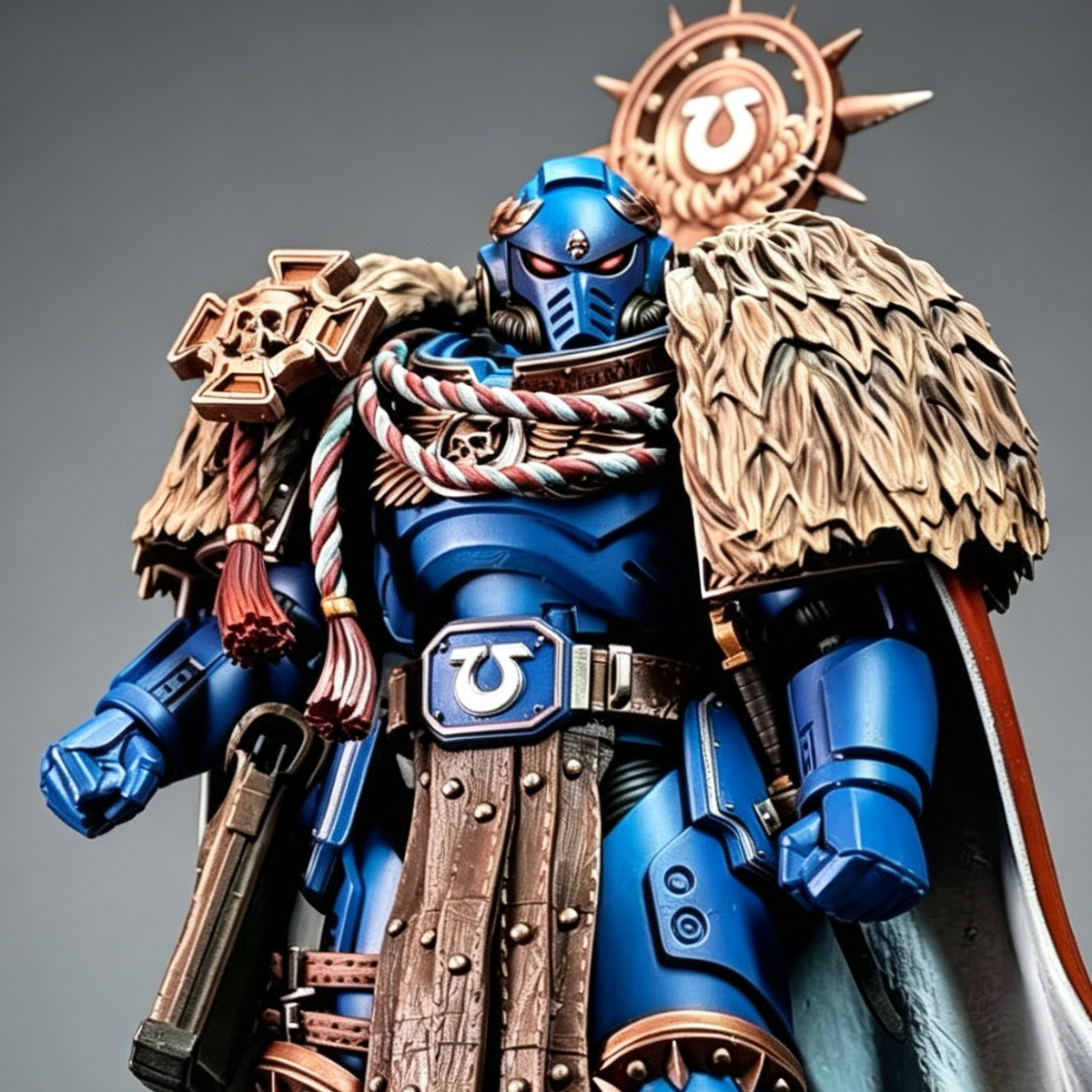 Ultramarines Captain Titus - Custom Painted Figure - Image 4