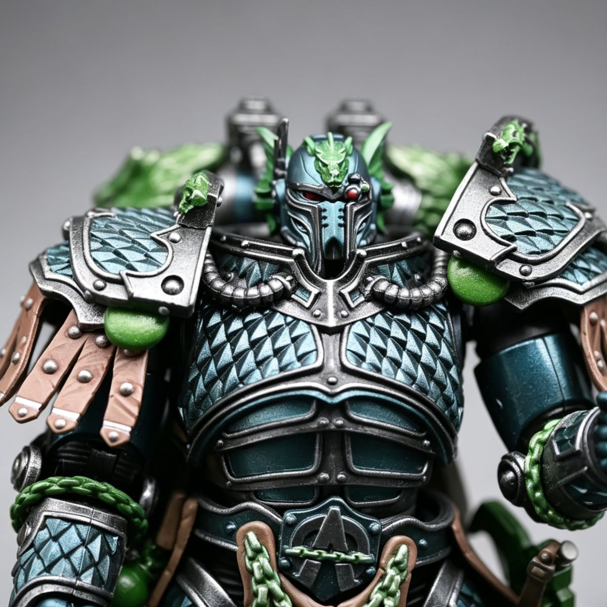 Alpha Legion Alpharius Command Helm Head Sculpt β Upgrade Part - Image 2