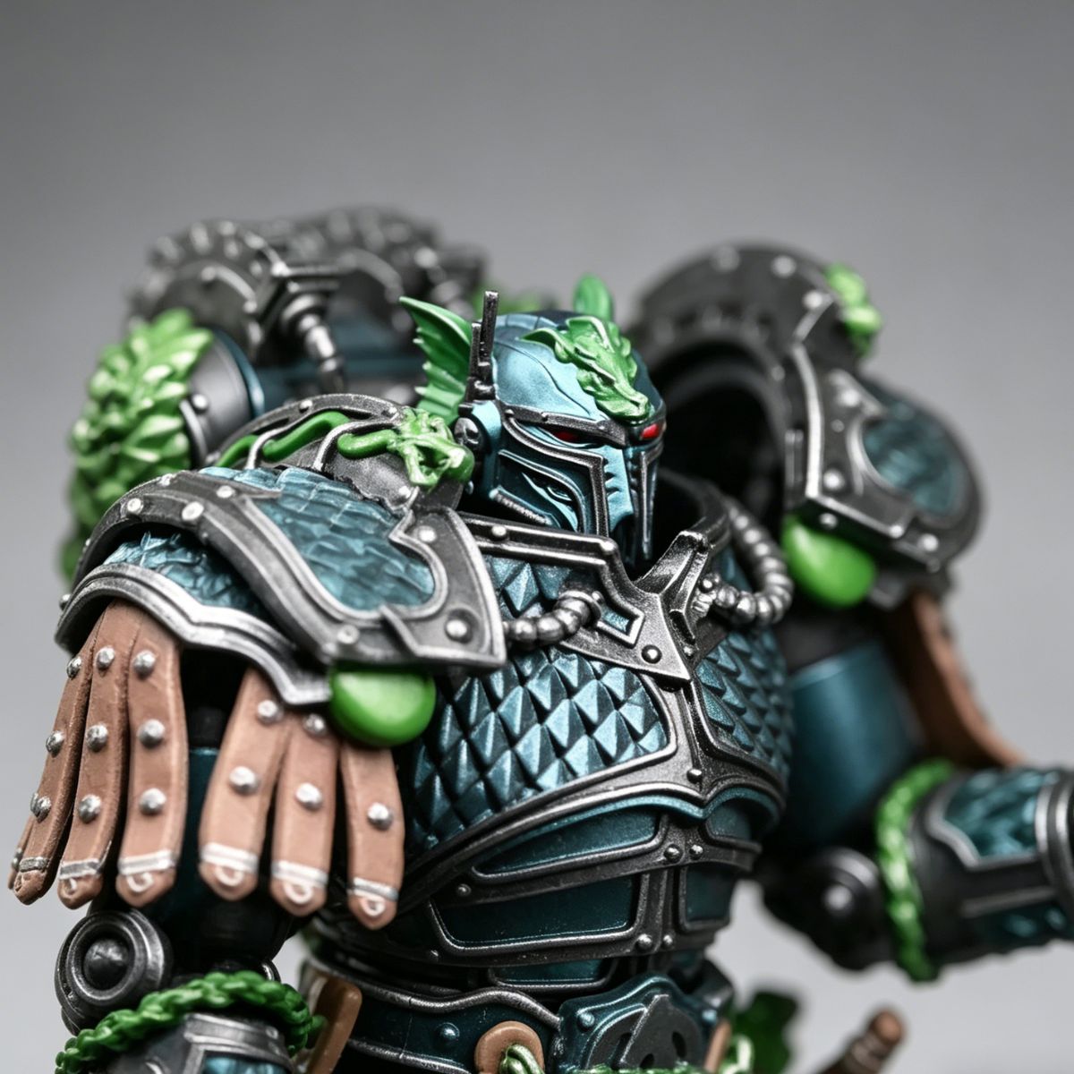 Alpha Legion Alpharius Command Helm Head Sculpt β Upgrade Part - Image 4