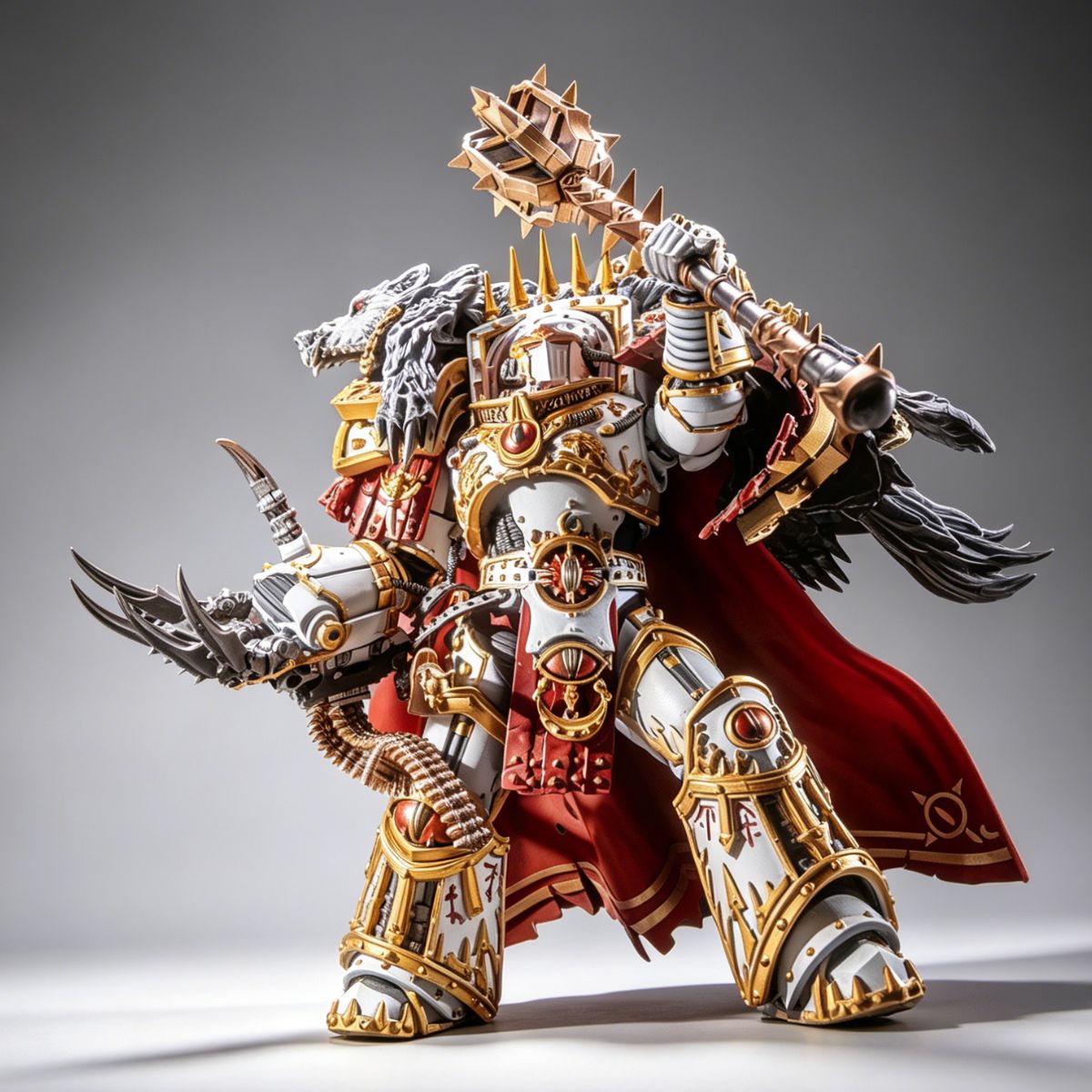 Sons of Horus Warmaster Horus Lupercal Albino Repaint โ Custom Repaint