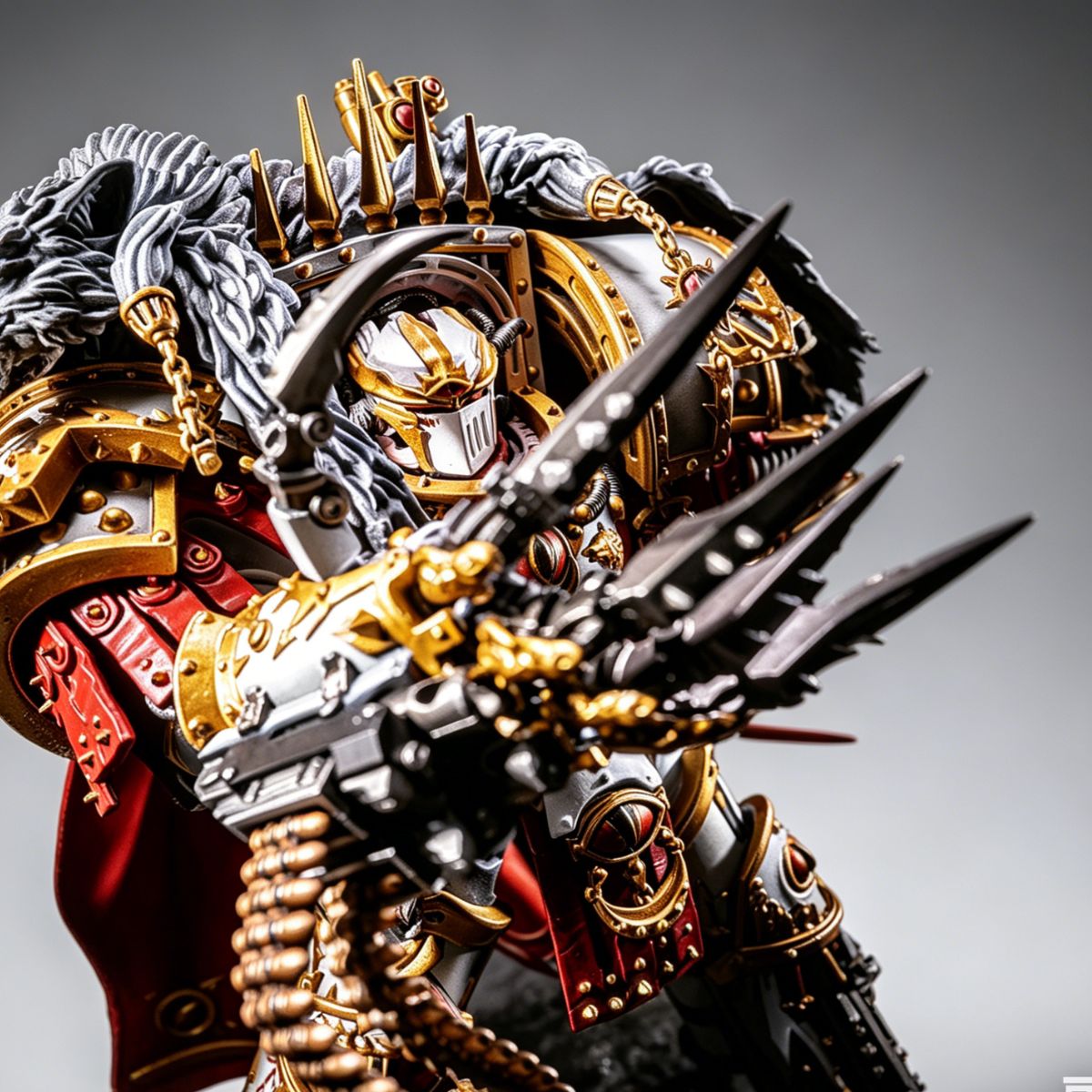 Sons of Horus Warmaster Horus Lupercal Albino Repaint โ Custom Repaint - Image 2