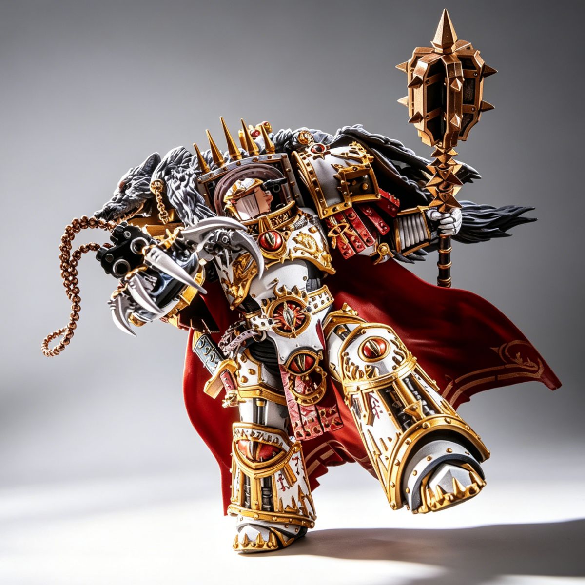 Sons of Horus Warmaster Horus Lupercal Albino Repaint โ Custom Repaint - Image 4