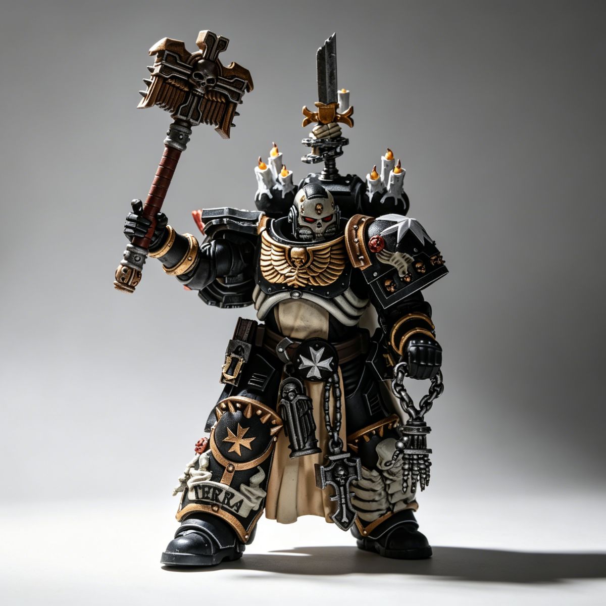 Black Templars Chaplain – Custom Repaint - Image 2