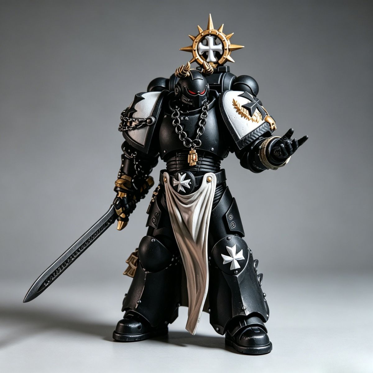 Black Templars Emperor’s Champion – Custom Repaint - Image 2