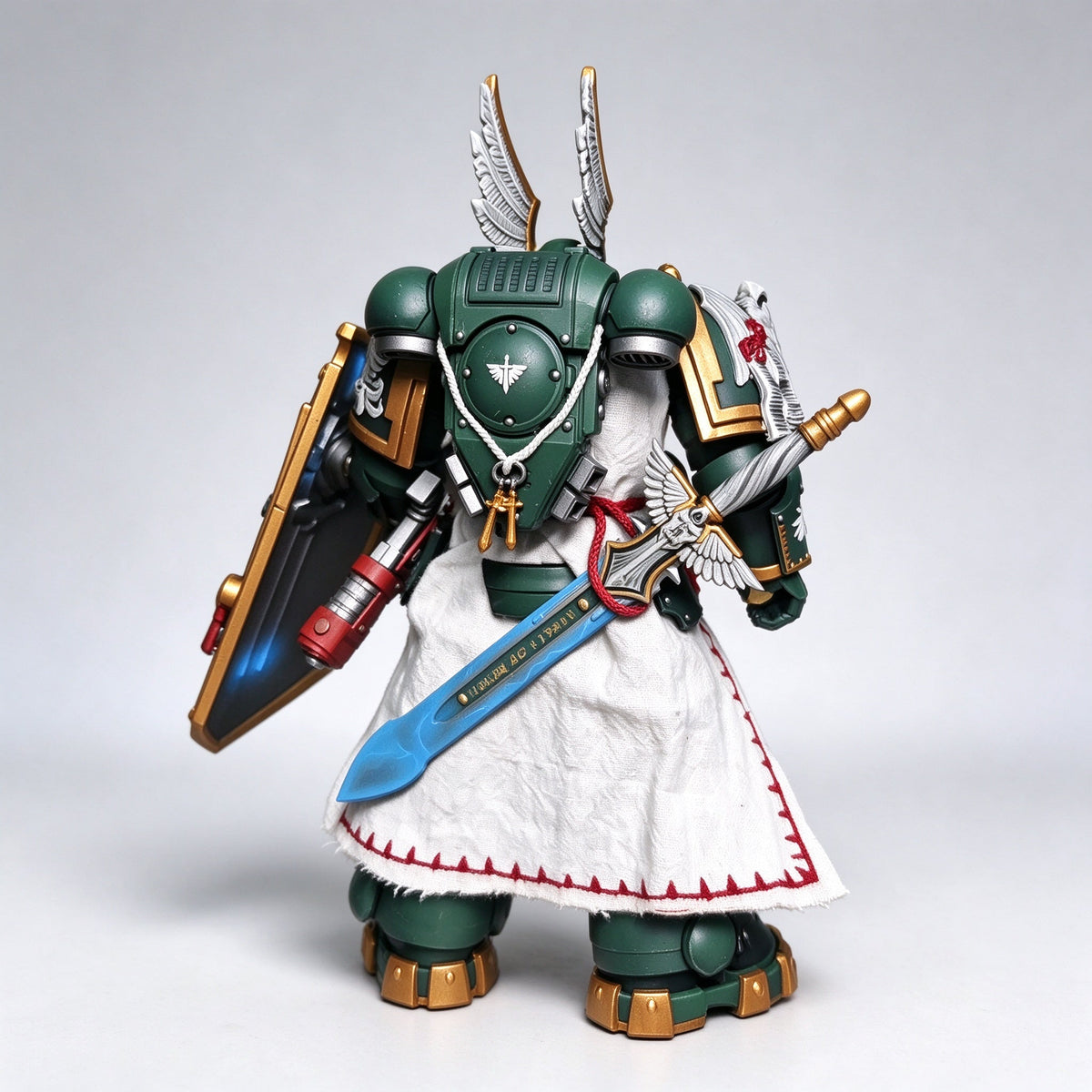 Custom 1/18 Dark Angels Company Champion (Heavenblade & Relic Shield) - Image 5