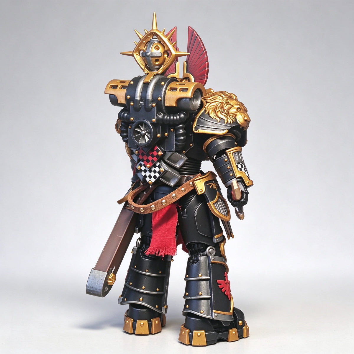 Custom 1/18 Dark Angels I Legion Inner Circle Companion (Calibanite Sword & Plasma Pistol) - Image 3