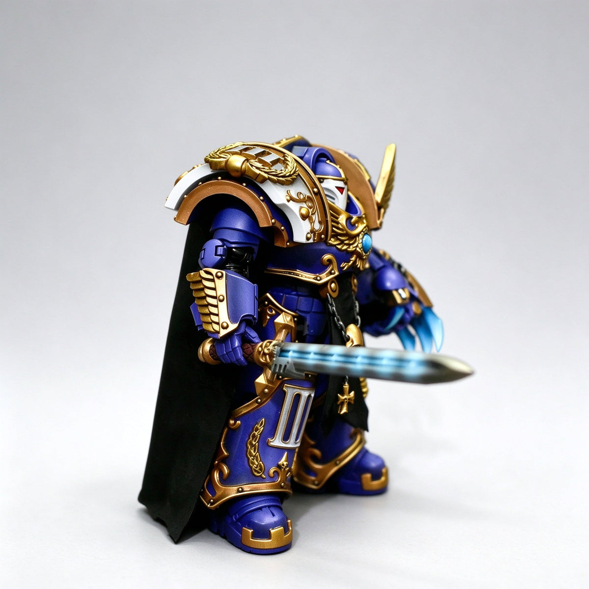Custom 1/18 Emperor's Children Phoenix Guard Champion Tartaros Terminator (Sword & Lightning Claw) - Image 2