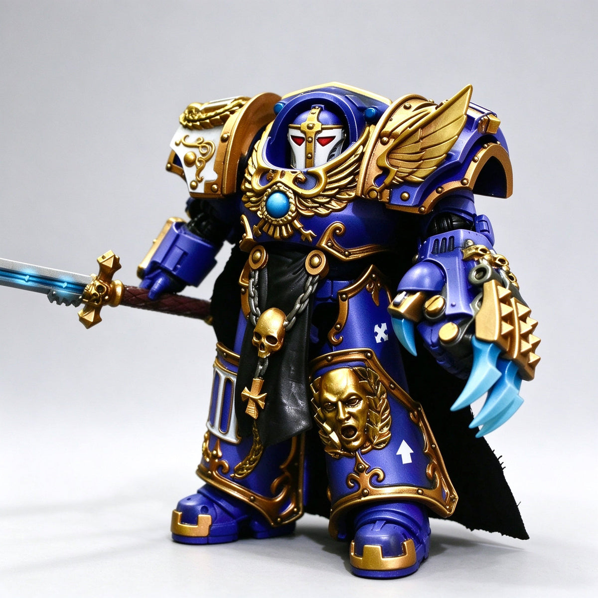 Custom 1/18 Emperor's Children Phoenix Guard Champion Tartaros Terminator (Sword & Lightning Claw) - Image 3
