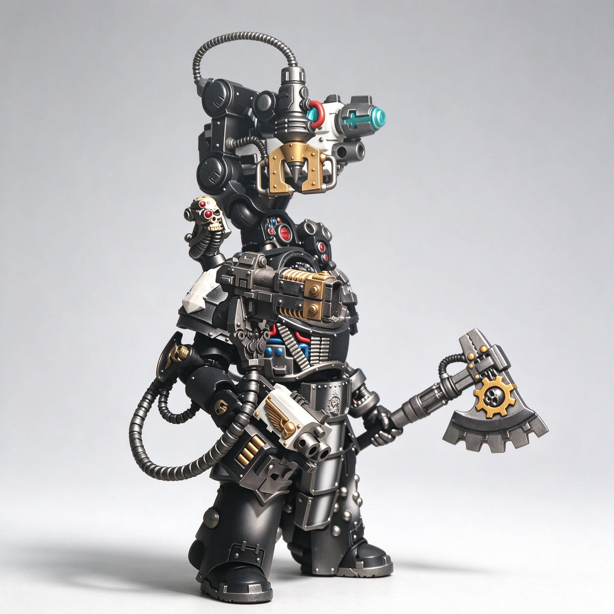 Custom 1/18 Iron Hands X Legion Gorgon Terminator (Servo-Arm Harness) - Image 2
