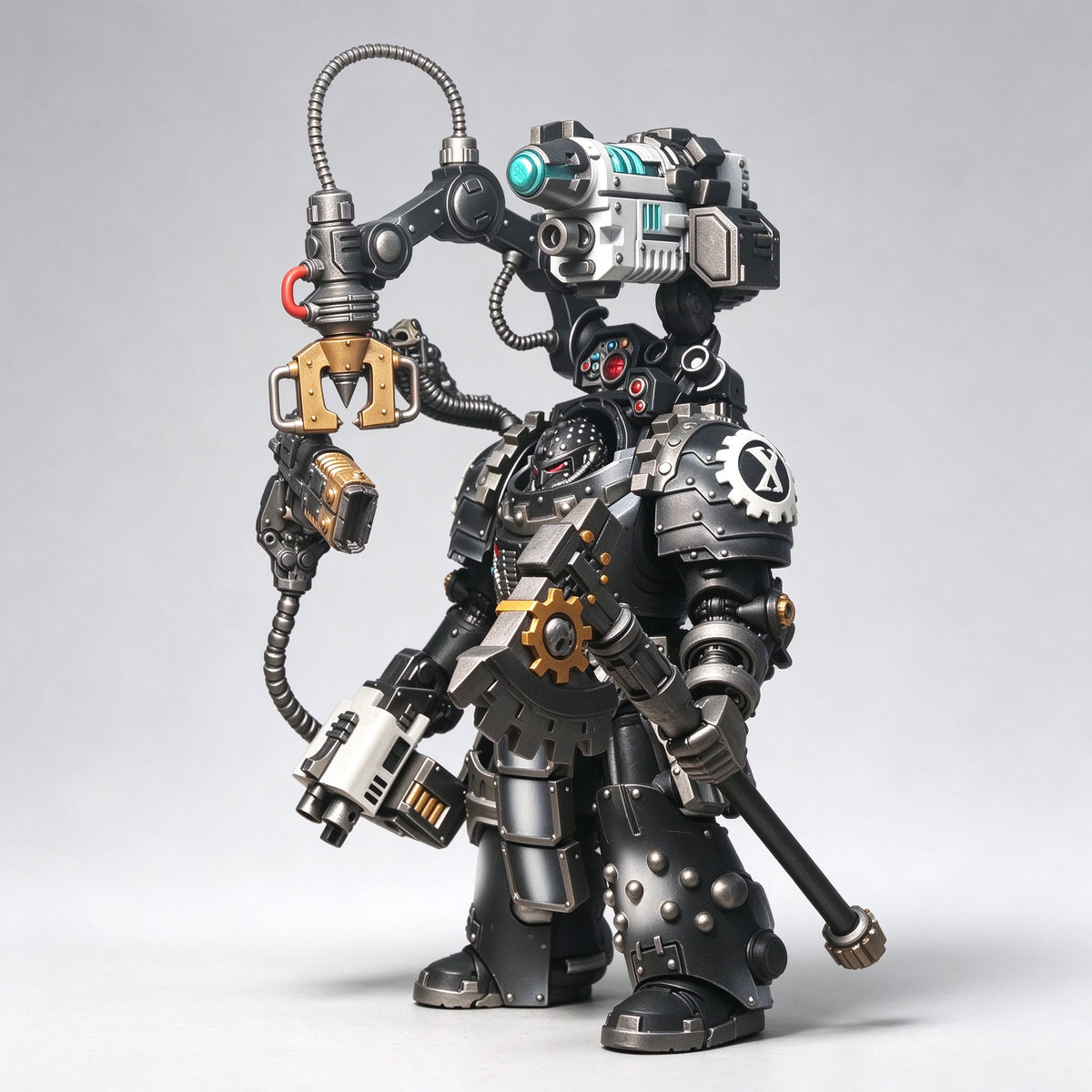 Custom 1/18 Iron Hands X Legion Gorgon Terminator (Servo-Arm Harness) - Image 5