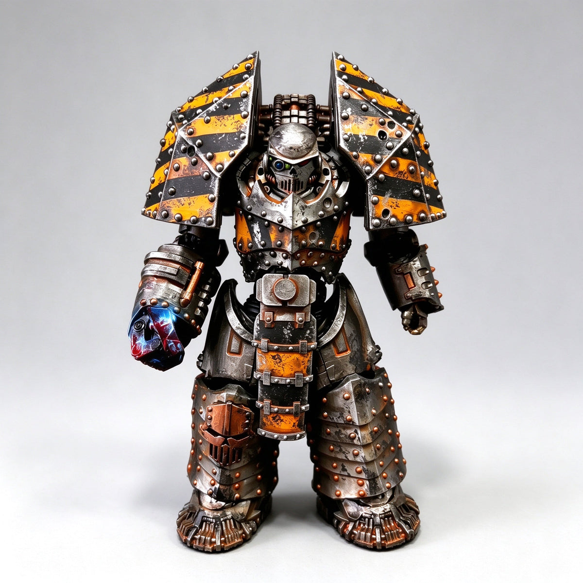 Custom 1/18 Iron Warriors IV Legion Saturnine Terminator (Power Fist)