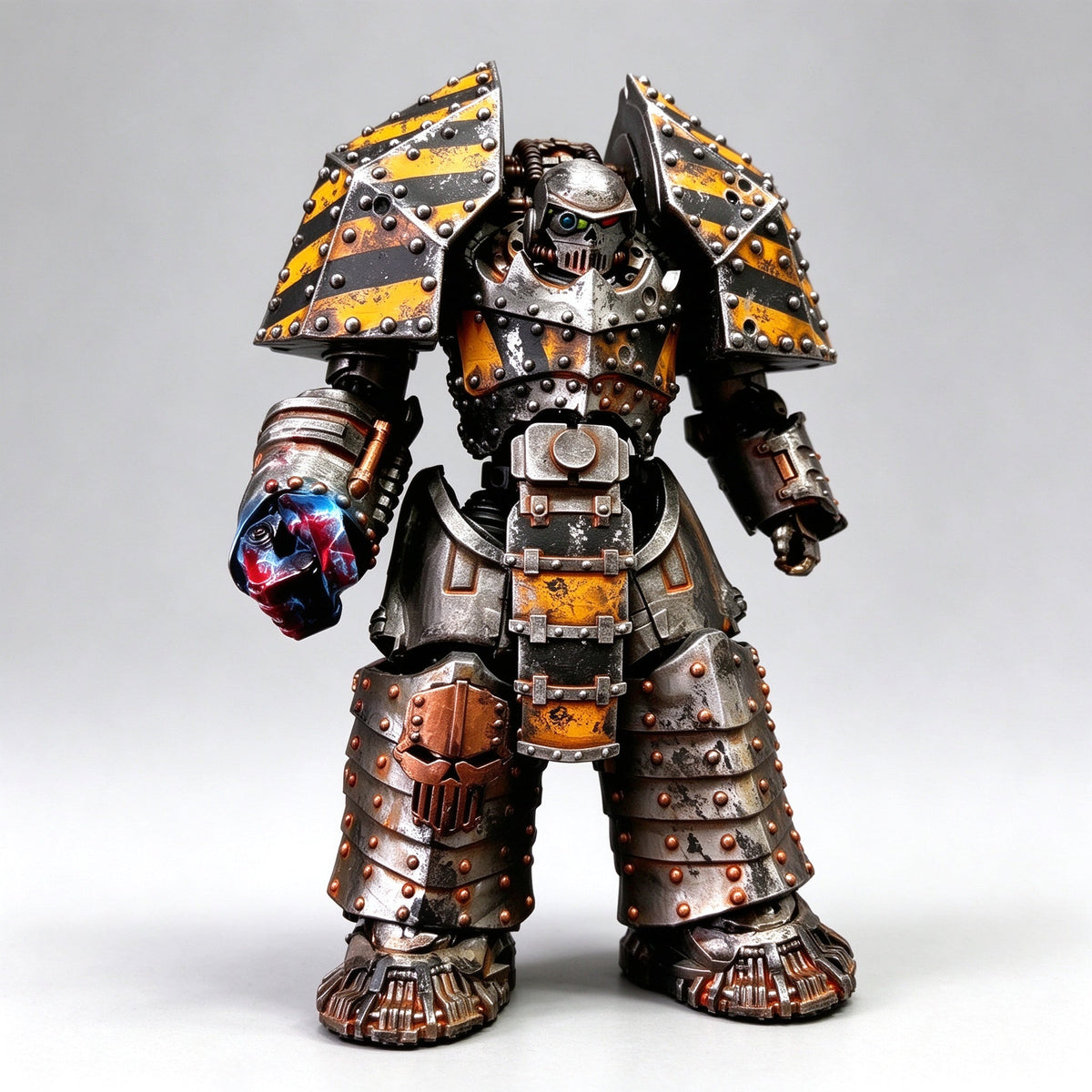 Custom 1/18 Iron Warriors IV Legion Saturnine Terminator (Power Fist) - Image 2