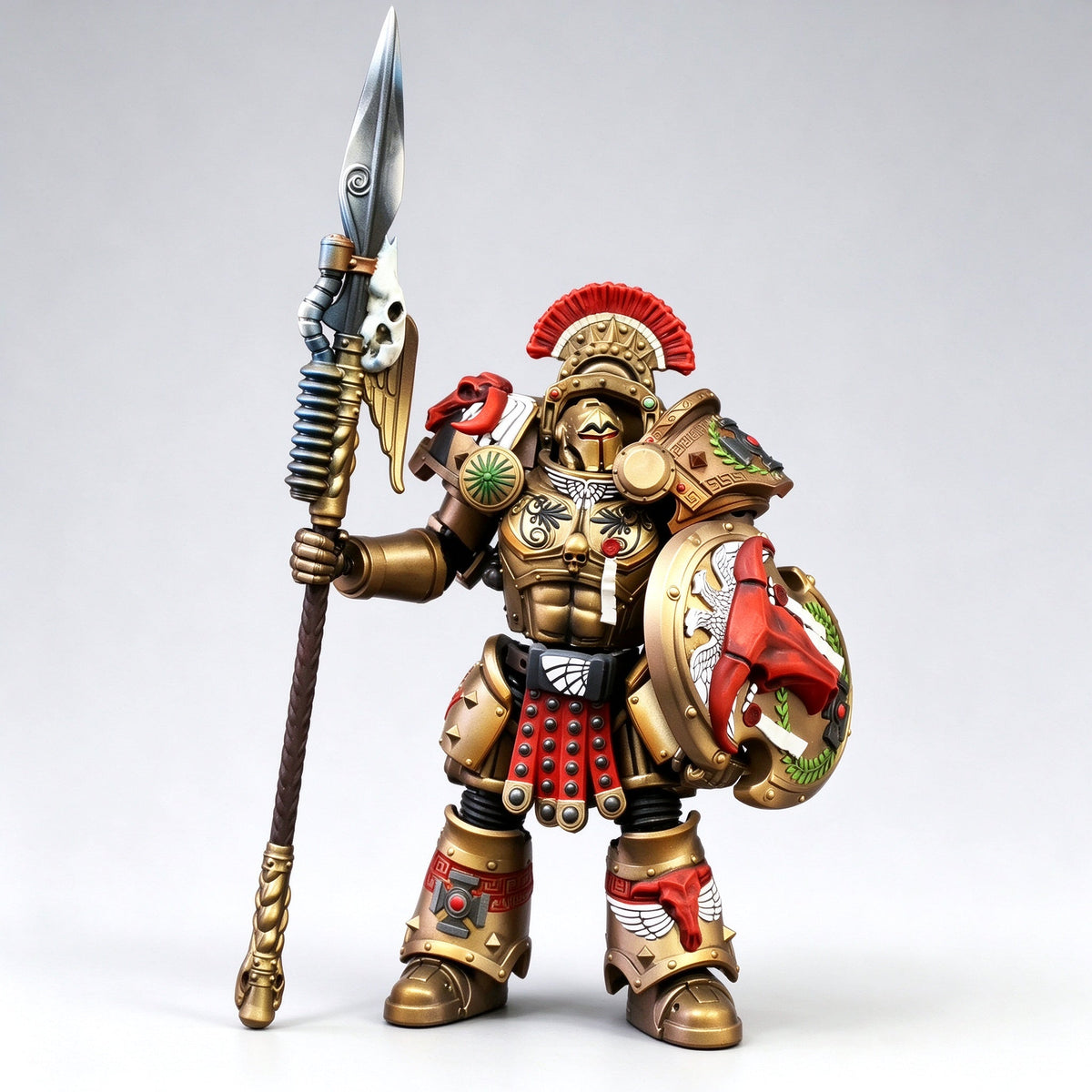 Custom 1/18 Minotaurs Chapter Master Asterion Moloc Tartaros Terminator (Gorgon Spear & Shield)