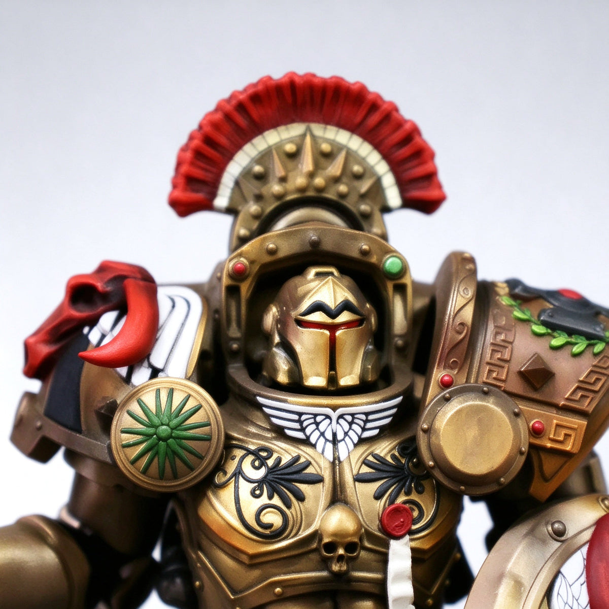 Custom 1/18 Minotaurs Chapter Master Asterion Moloc Tartaros Terminator (Gorgon Spear & Shield) - Image 3