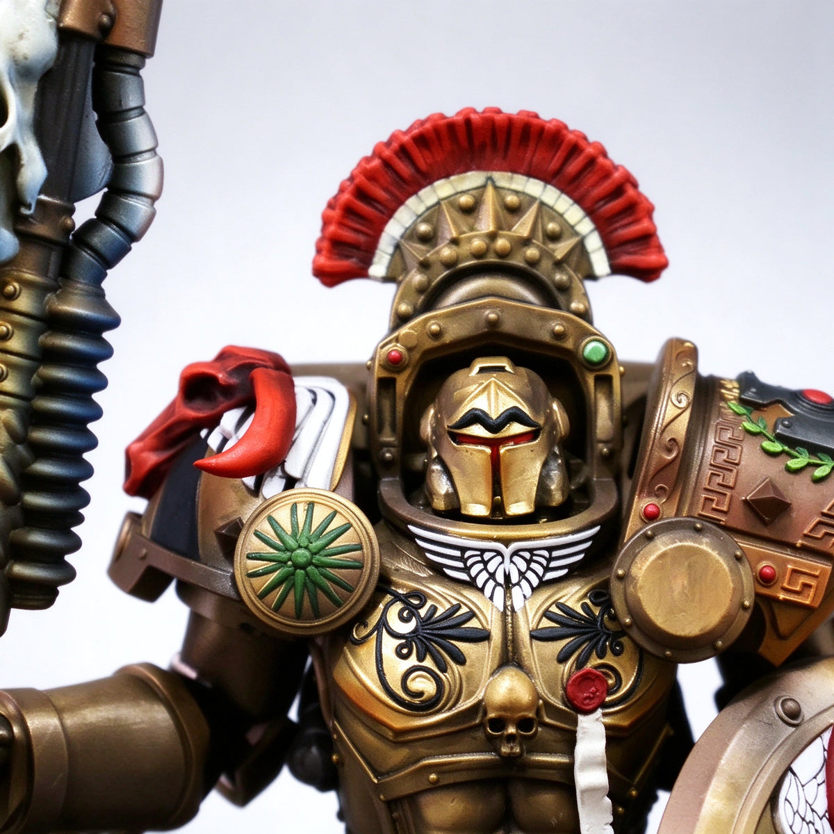 Custom 1/18 Minotaurs Chapter Master Asterion Moloc Tartaros Terminator (Gorgon Spear & Shield) - Image 4