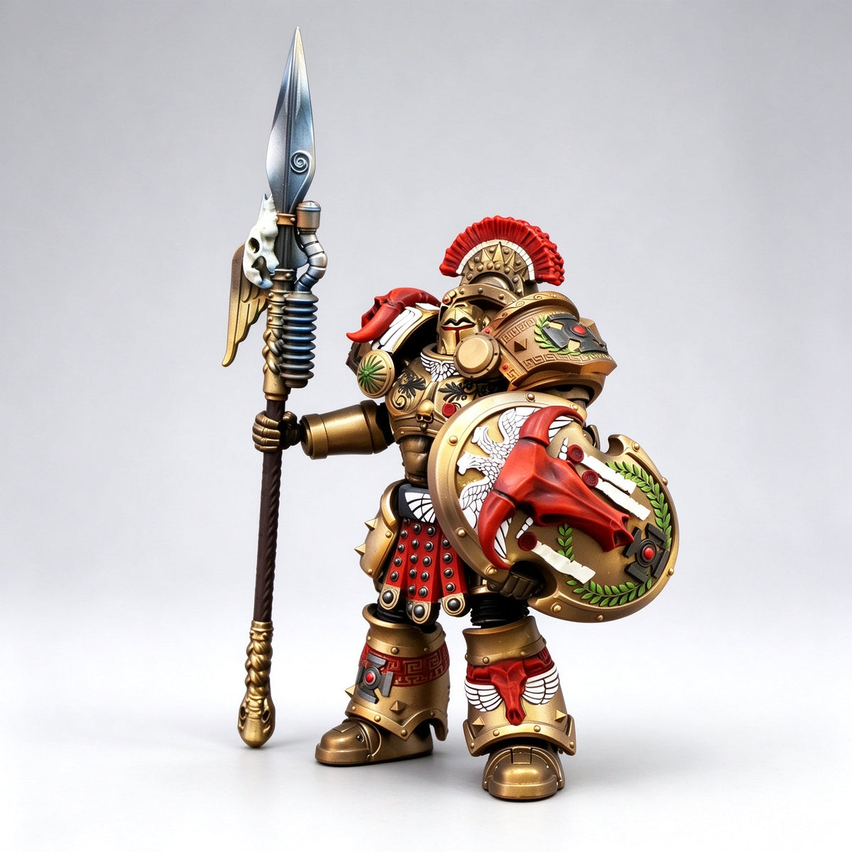 Custom 1/18 Minotaurs Chapter Master Asterion Moloc Tartaros Terminator (Gorgon Spear & Shield) - Image 5