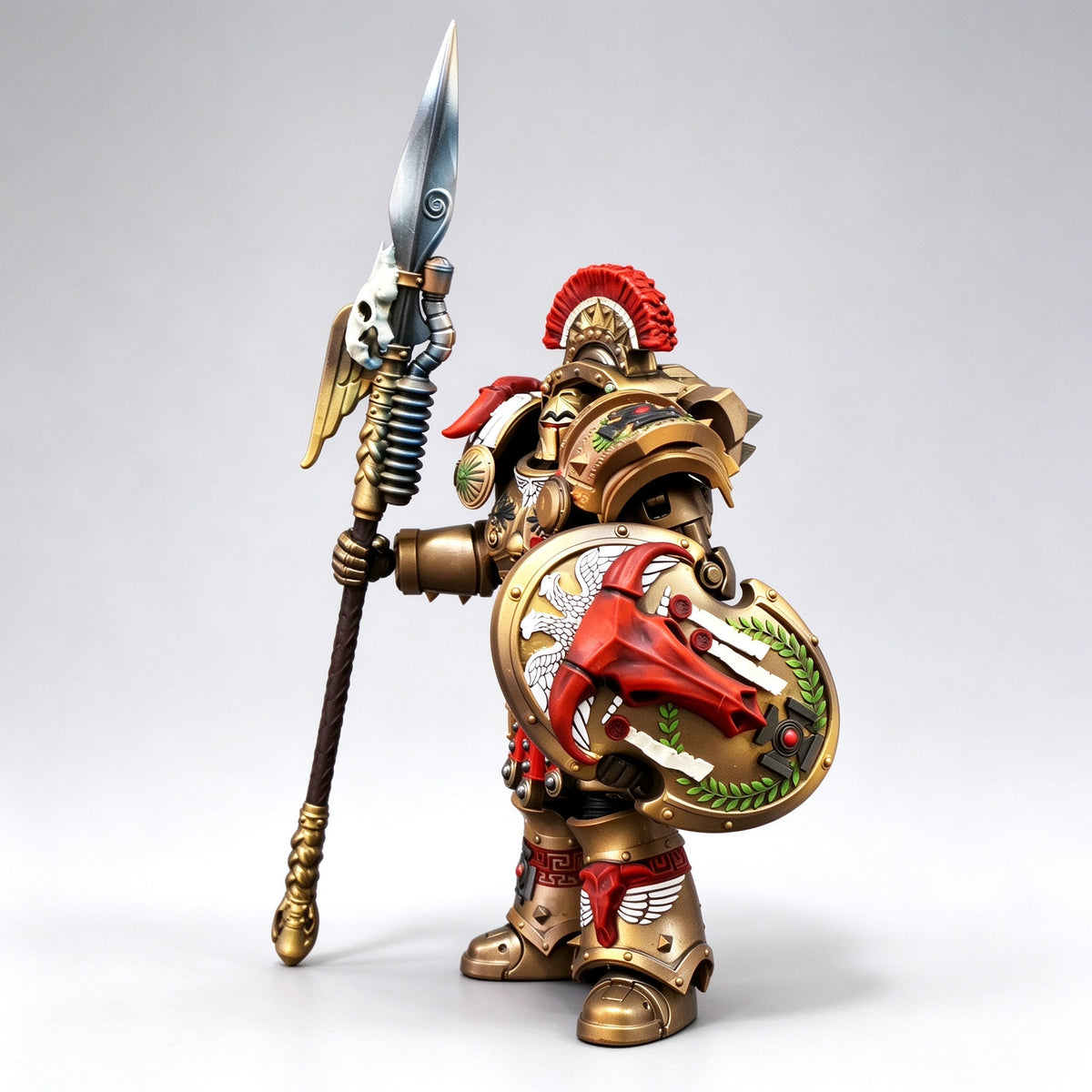 Custom 1/18 Minotaurs Chapter Master Asterion Moloc Tartaros Terminator (Gorgon Spear & Shield) - Image 6