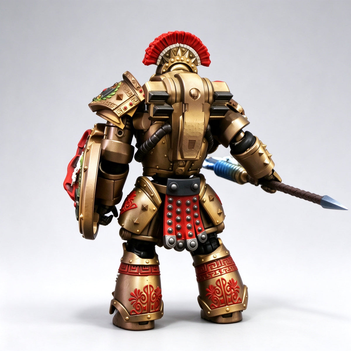 Custom 1/18 Minotaurs Chapter Master Asterion Moloc Tartaros Terminator (Gorgon Spear & Shield) - Image 7