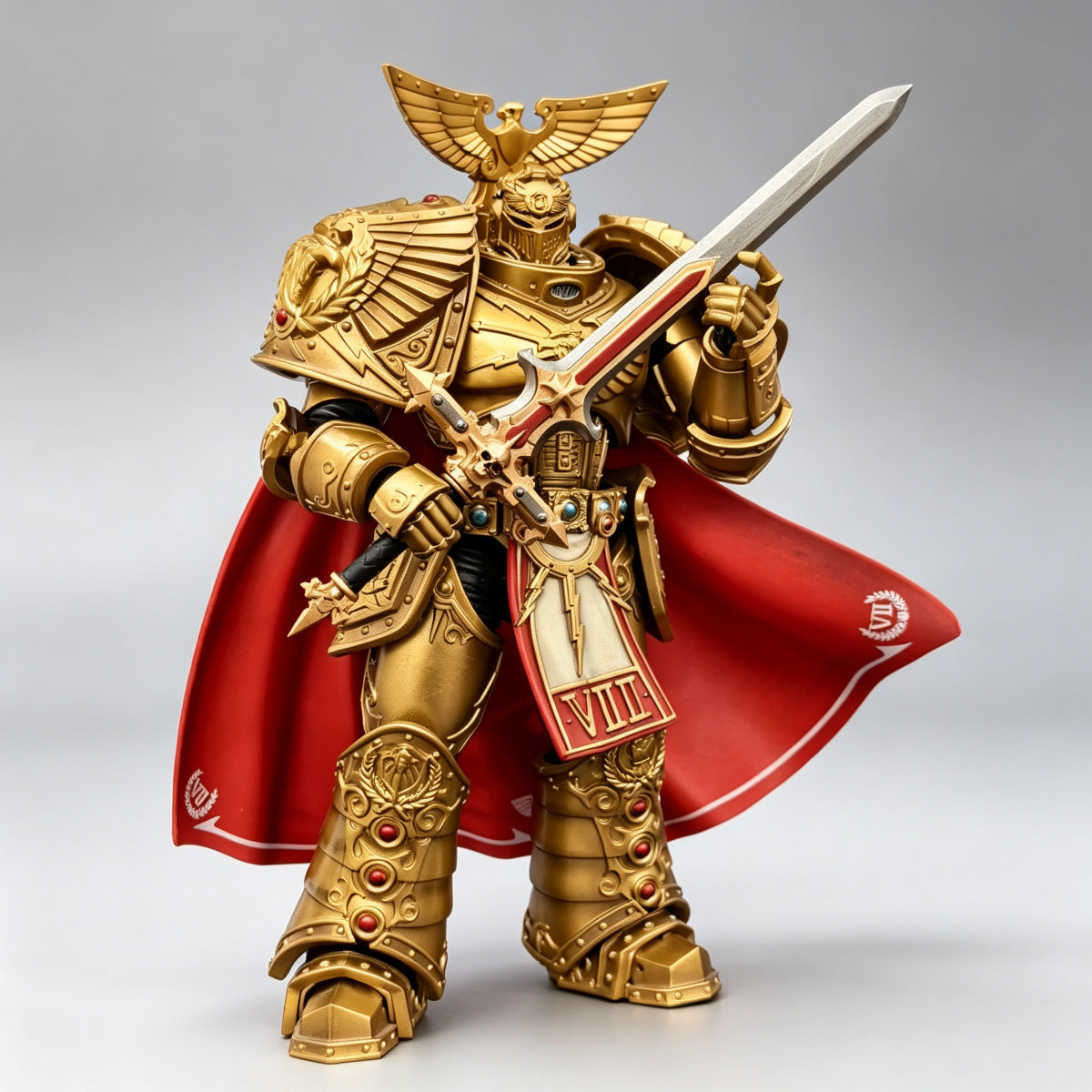 Custom Adeptus Custodes Relic Greatsword - 1/18 Action Figure Weapon Upgrade Custom Constantin Valdor Apollonian Greatsword for 1/18 Action Figures - Image 3