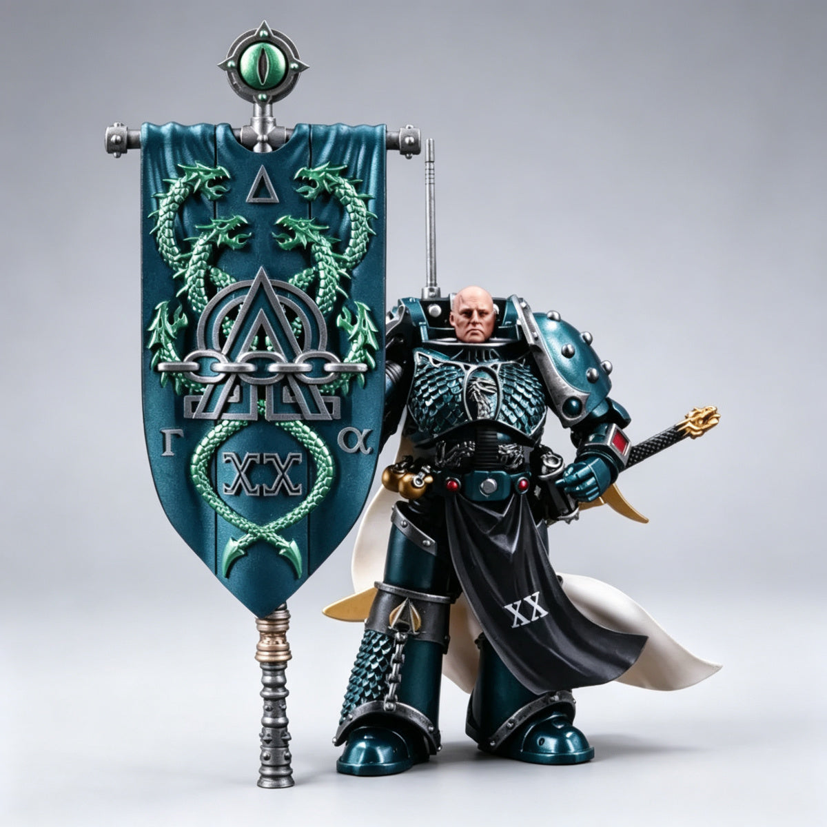 Custom Alpha Legion Banner - Hydra Crest & Chains - Image 3