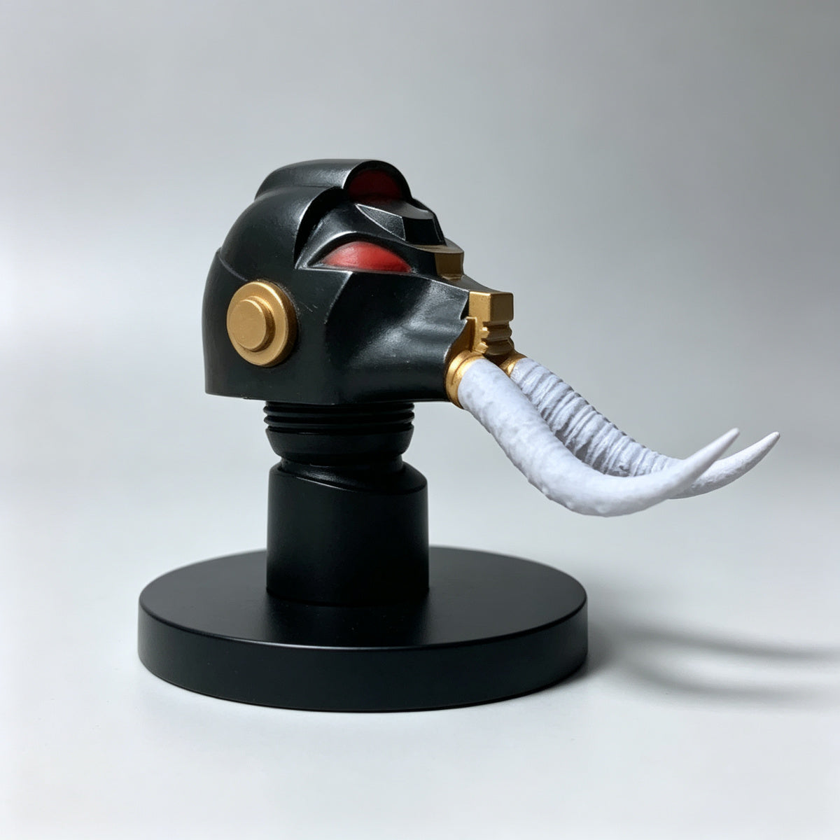 Custom Black Legion Chaos Terminator Tusked Helmet - 1/18 Action Figure Head Sculpt Upgrade - Image 2