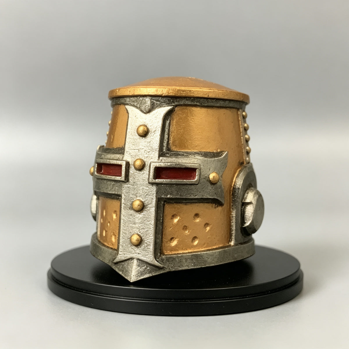 Custom Black Templars High Marshal Relic Great Helm - 1/18 Action Figure Head Sculpt Upgrade - Image 3