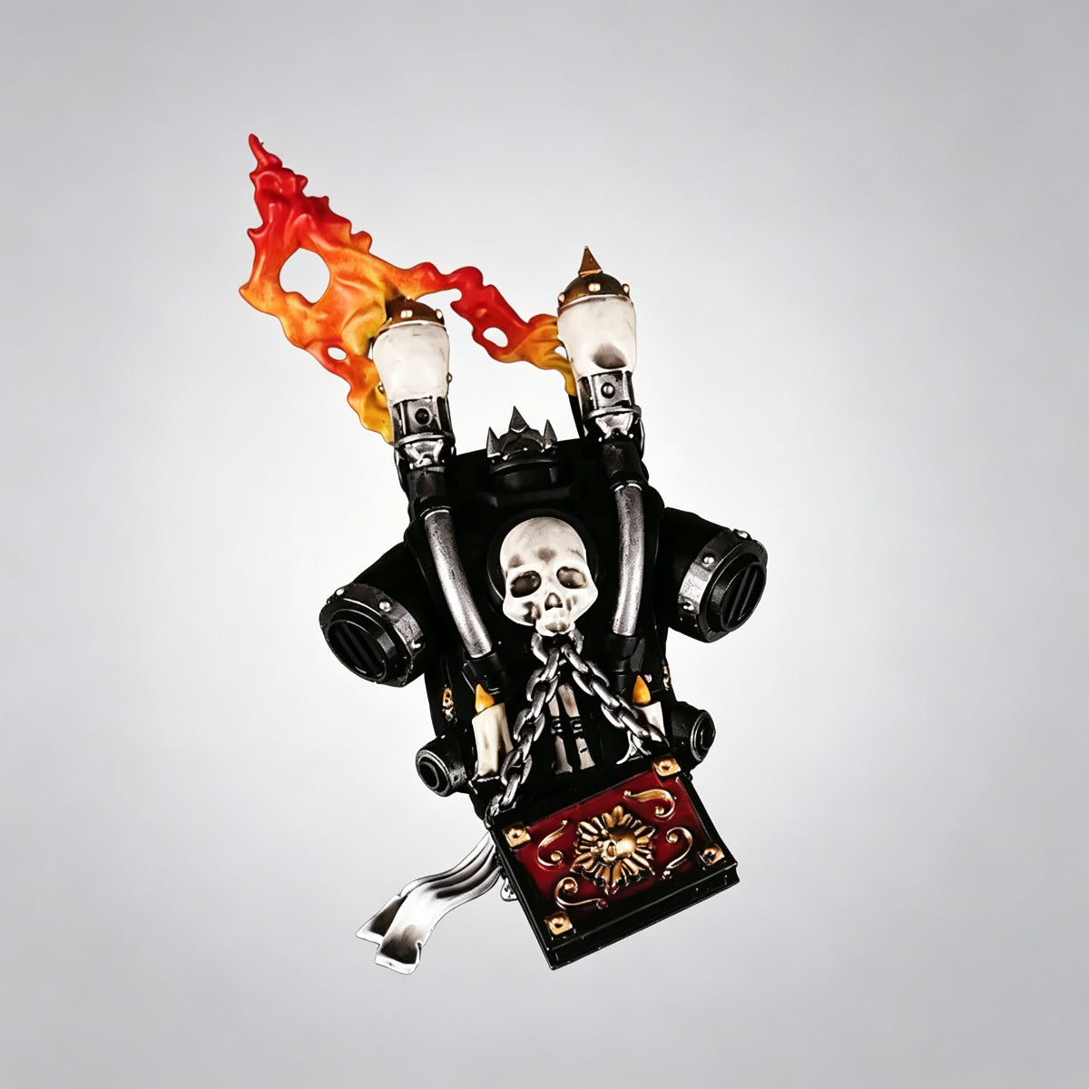 Custom Black Templars Power Pack - Flaming Torch & Relic Tome - Image 2