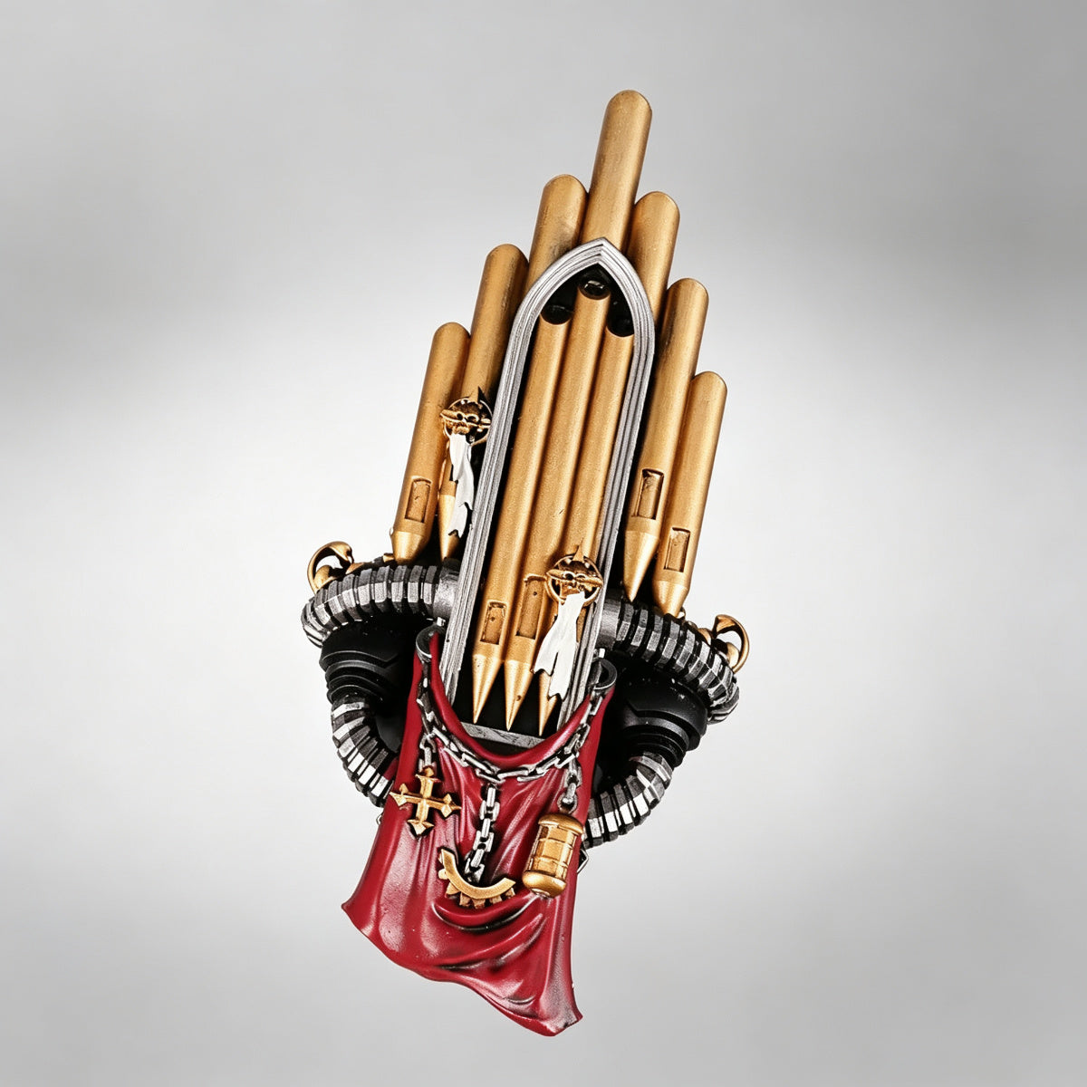 Custom Black Templars Power Pack - Pipe Organ Shrine & Candles - Image 3
