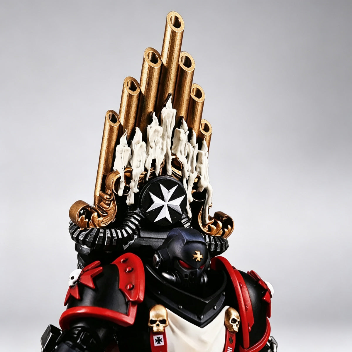 Custom Black Templars Power Pack - Pipe Organ Shrine & Candles - Image 4
