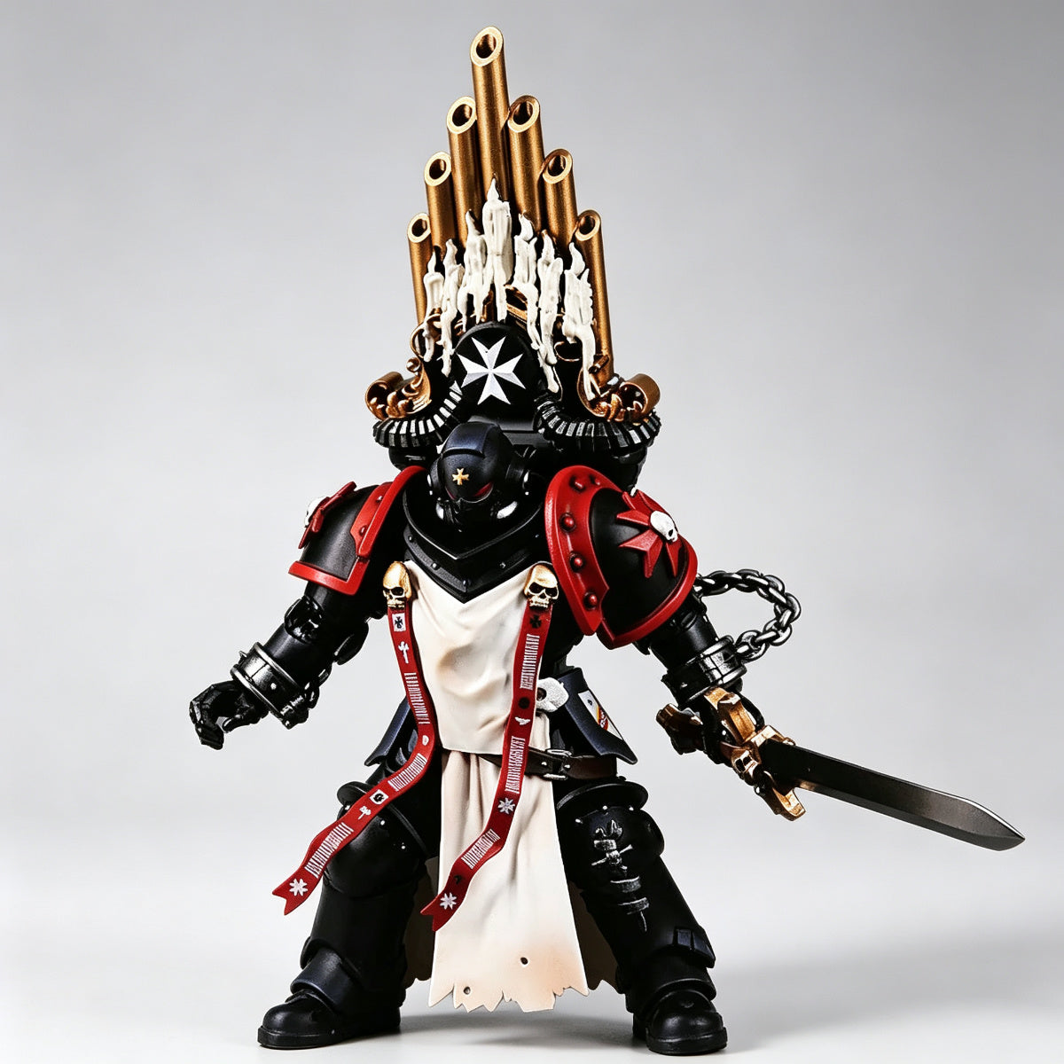 Custom Black Templars Power Pack - Pipe Organ Shrine & Candles - Image 5