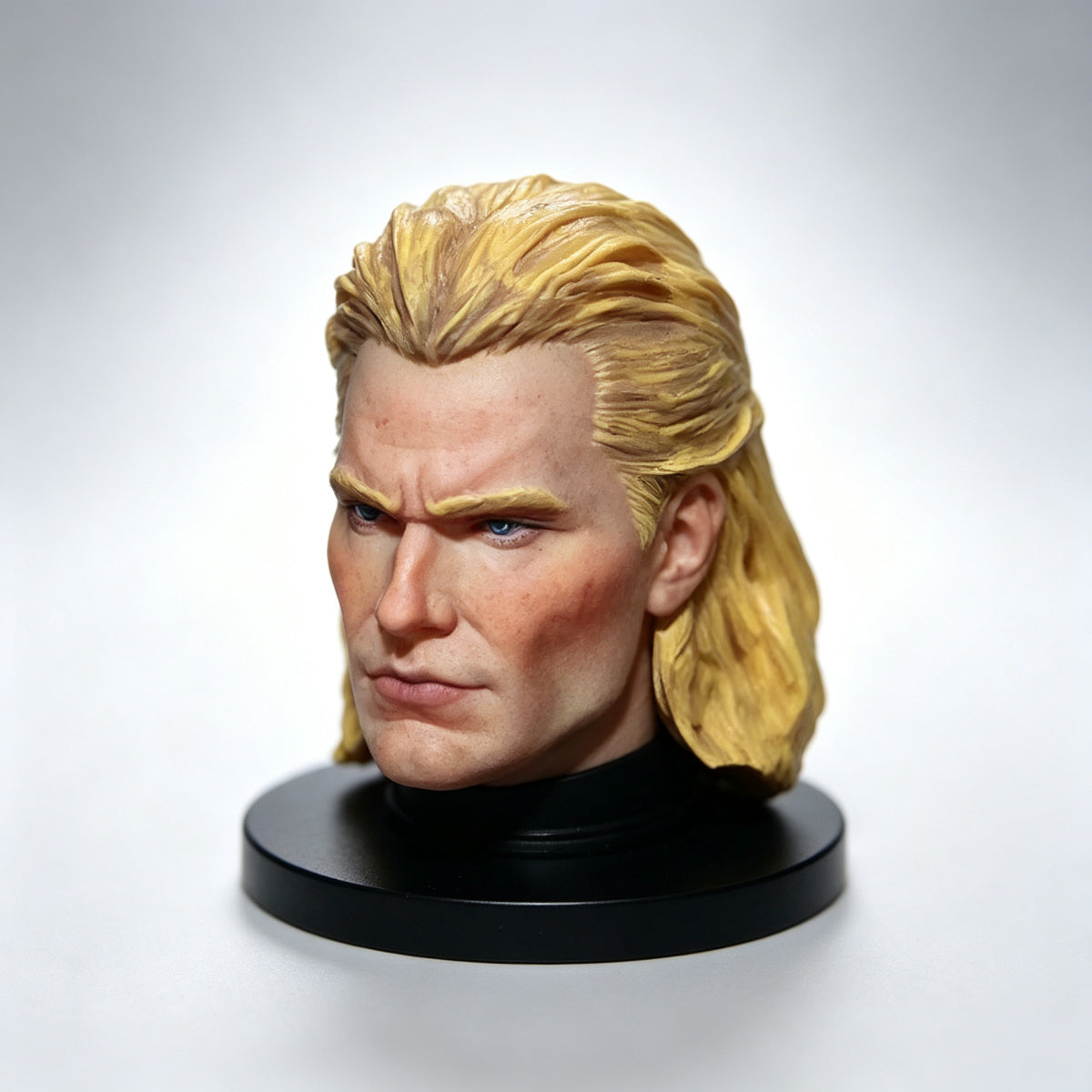 Custom Blood Angels Mephiston Unhelmeted Head Sculpt - 1/18 Action Figure Head Upgrade - Image 2