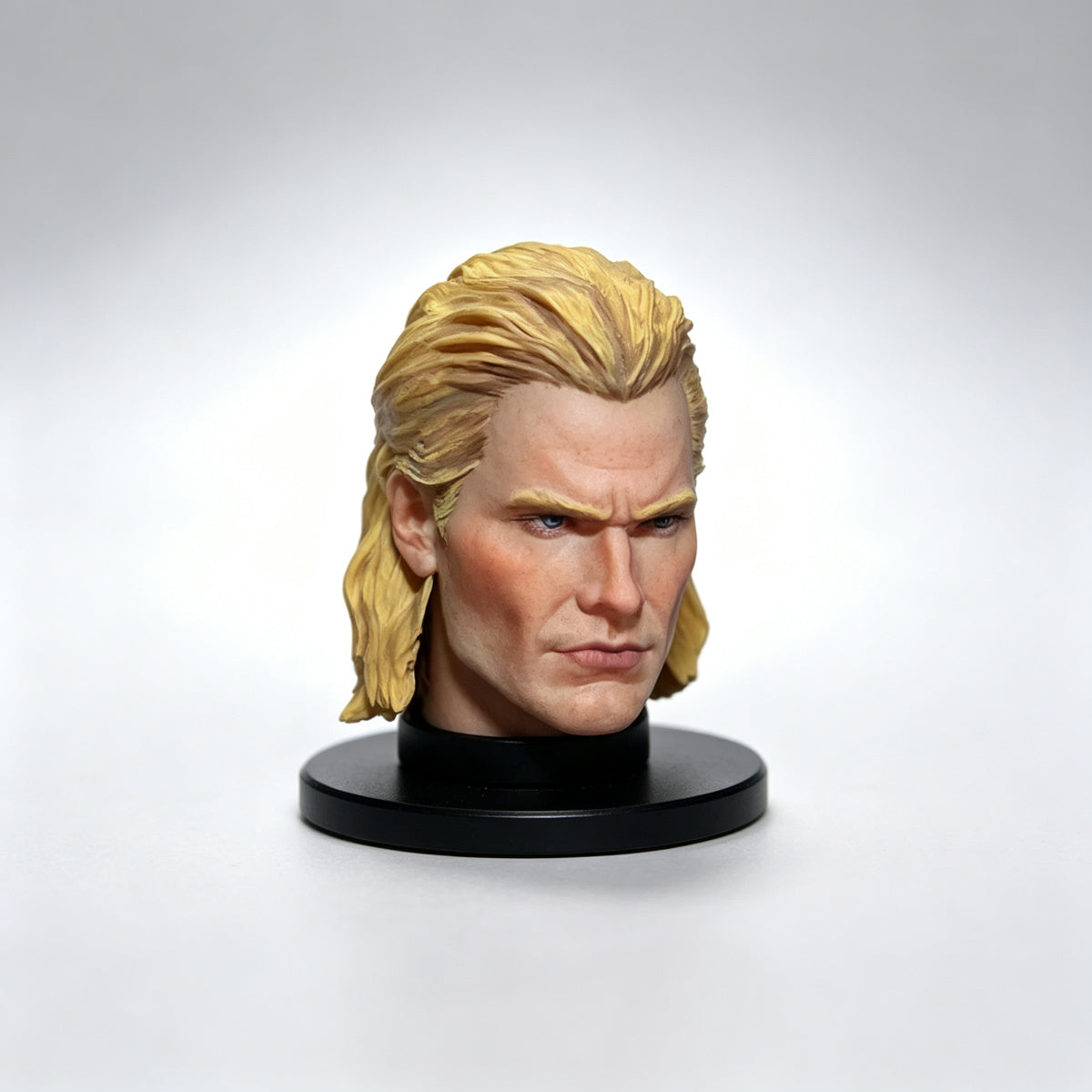 Custom Blood Angels Mephiston Unhelmeted Head Sculpt - 1/18 Action Figure Head Upgrade - Image 3