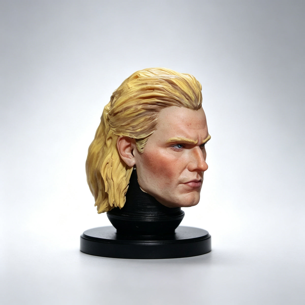 Custom Blood Angels Mephiston Unhelmeted Head Sculpt - 1/18 Action Figure Head Upgrade - Image 4