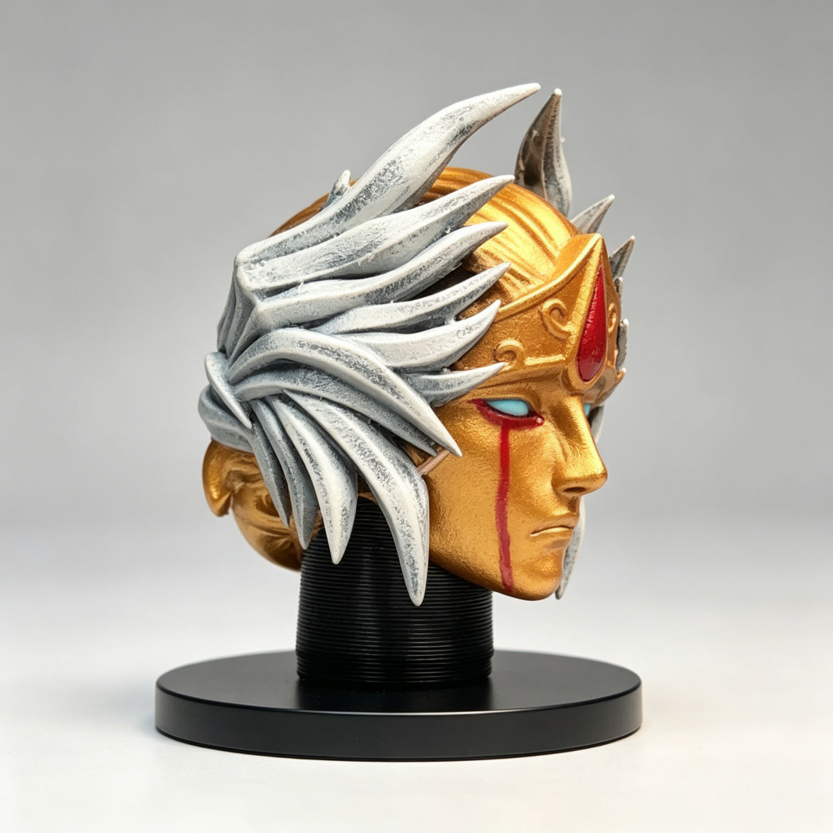 Custom Blood Angels Sanguinary Guard Mask - 1/18 Action Figure Upgrade - Image 2